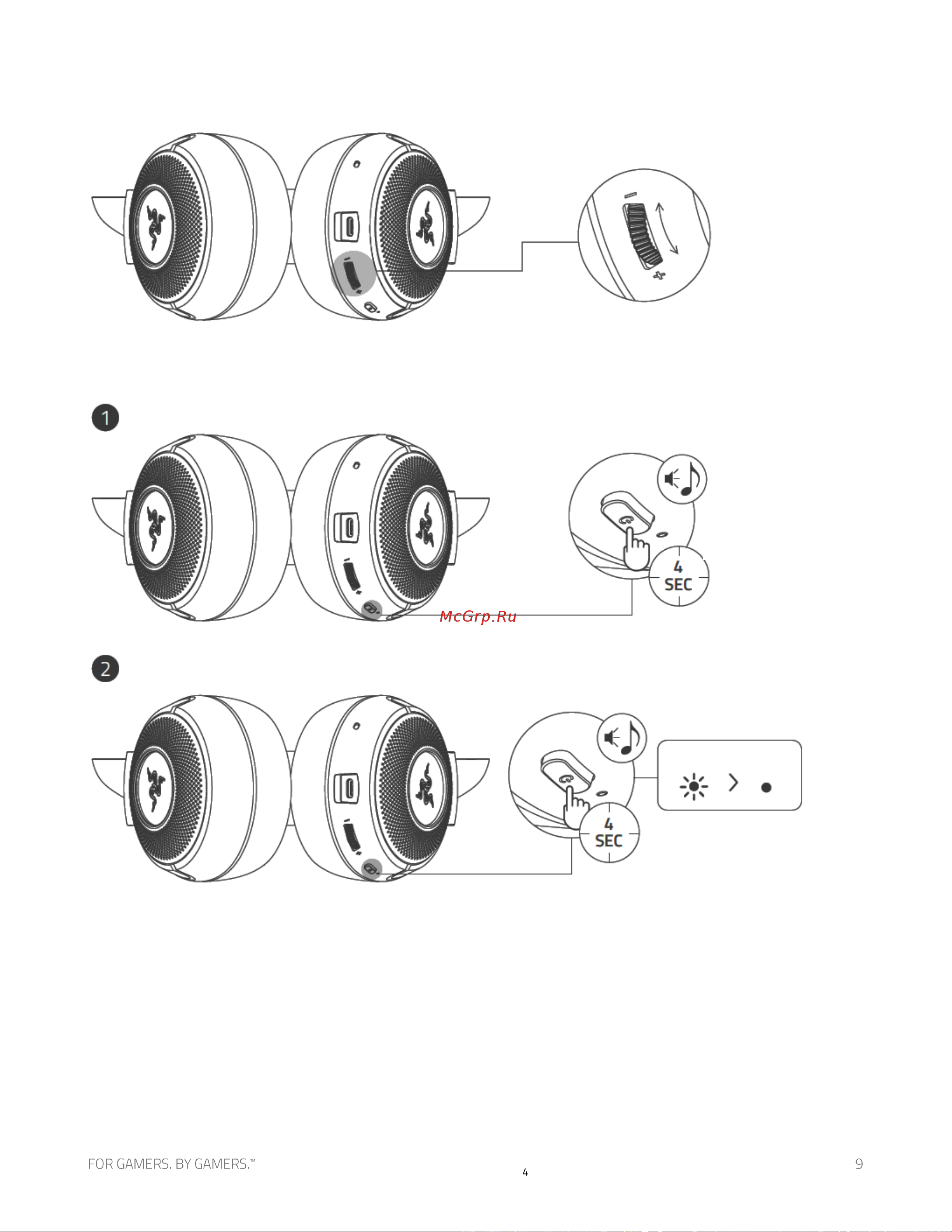 Razer Kraken Kitty V2 BT, розовые (RZ04-04860100-R3M1) Руководство по эксплуатации онлайн [10/25] 891099