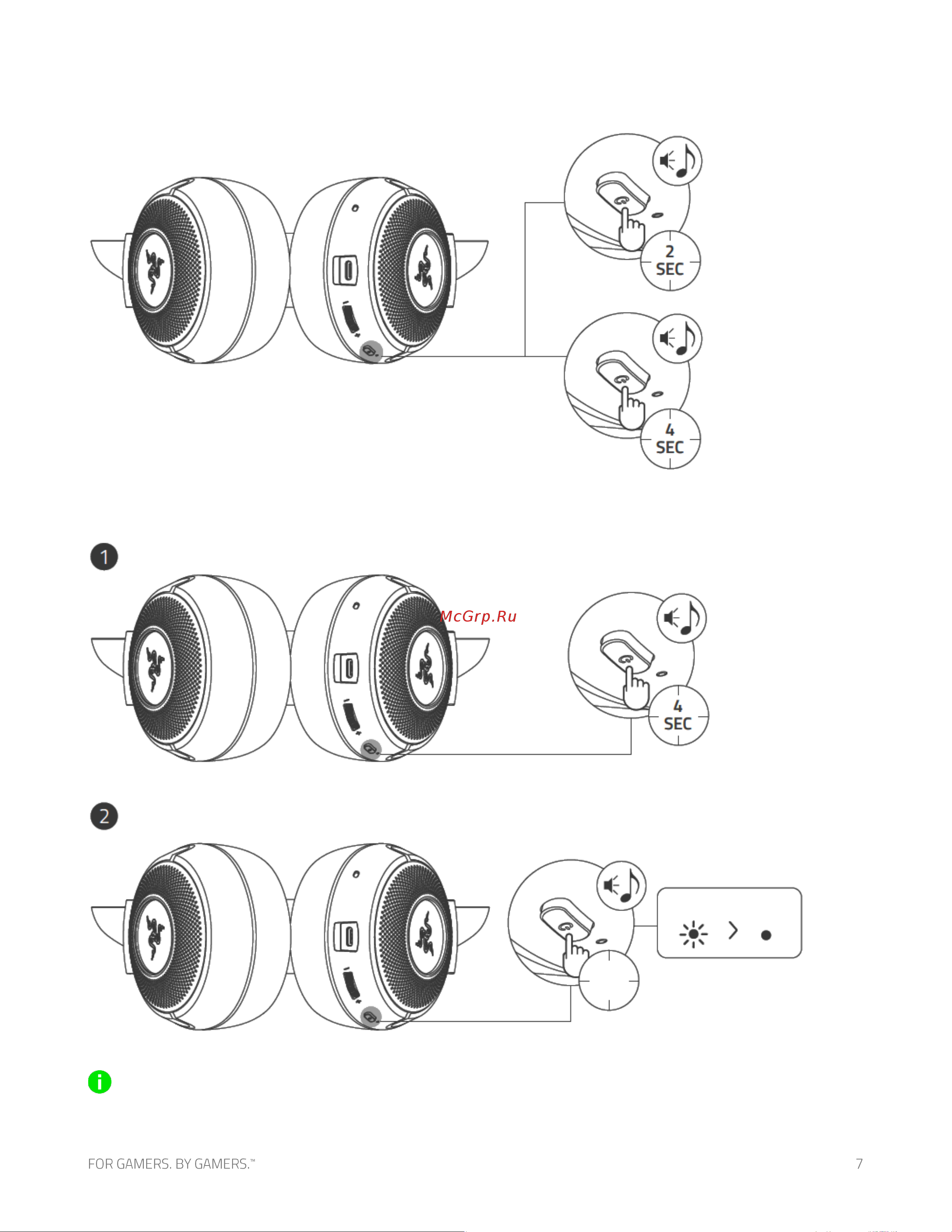 Razer Kraken Kitty V2 BT, розовые (RZ04-04860100-R3M1) Руководство по эксплуатации онлайн [8/25] 891099
