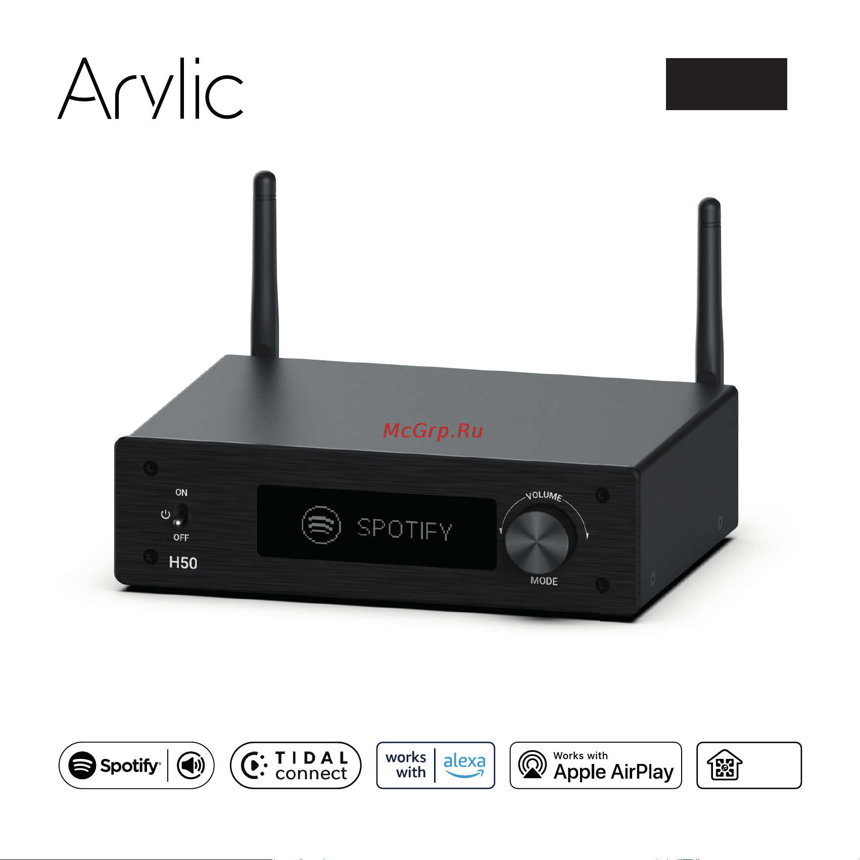 Arylic H50 Руководство по эксплуатации онлайн