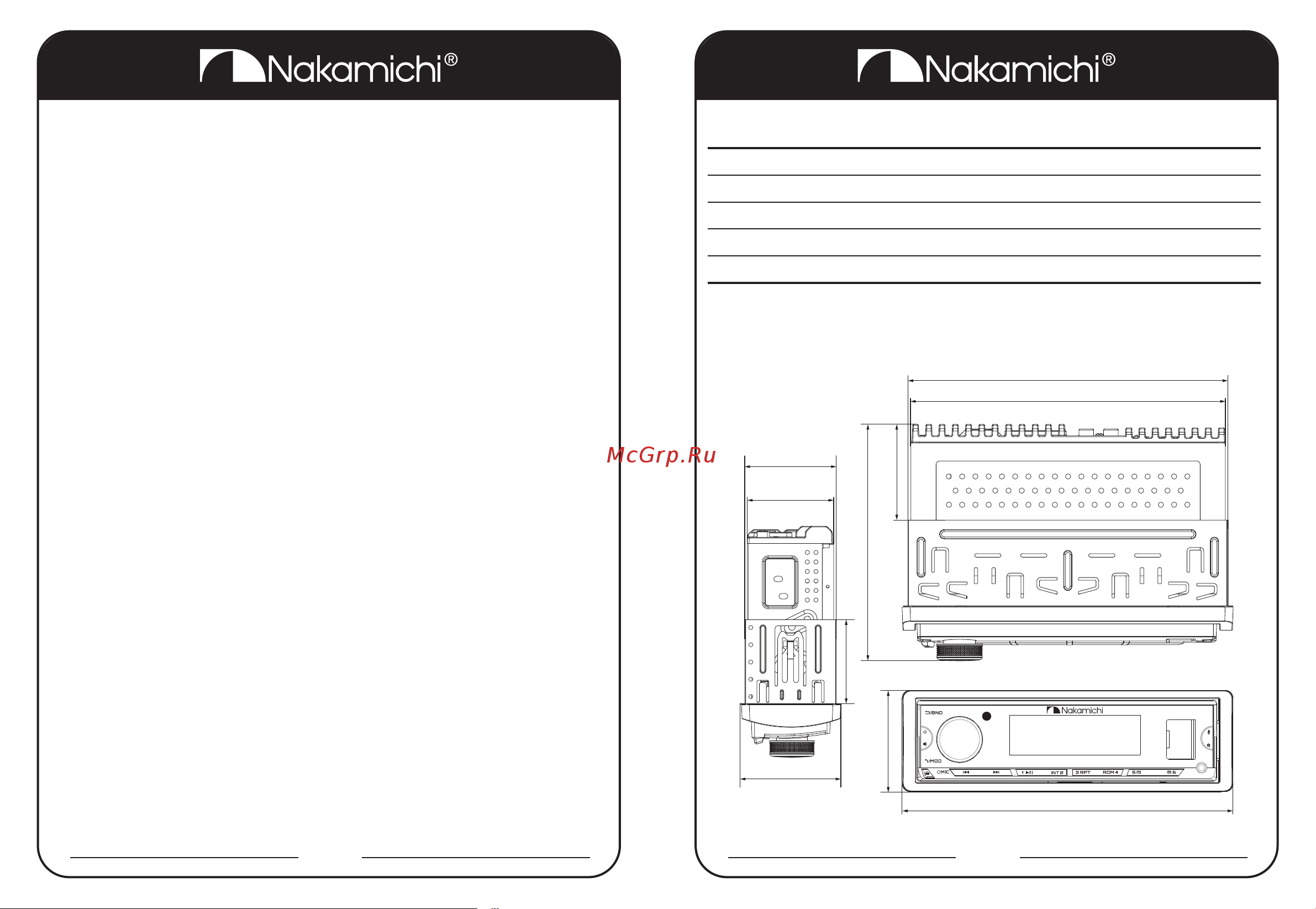 Nakamichi NQ532BD Руководство по эксплуатации онлайн [3/11] 891404