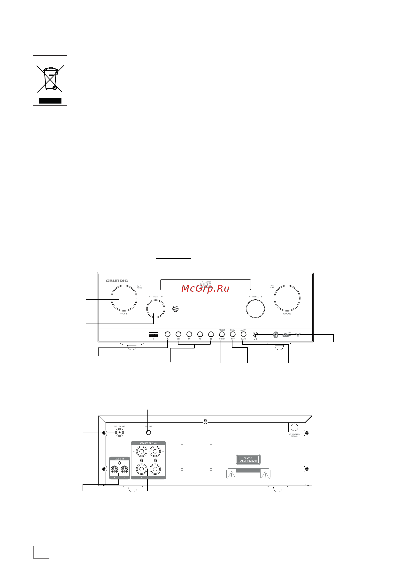 Grundig CMS 5000 Руководство по эксплуатации онлайн [4/44] 891450