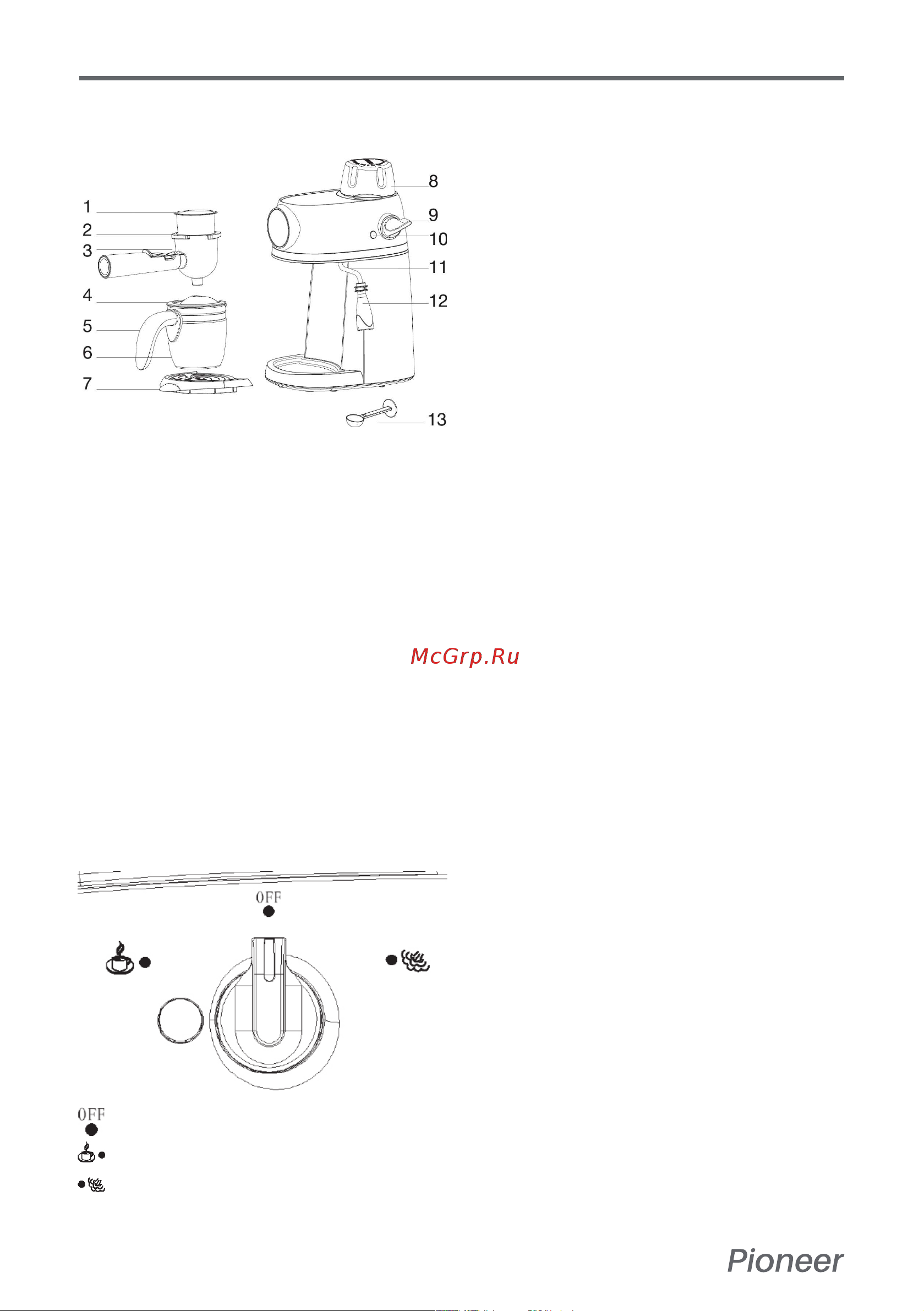 Pioneer CM105P Руководство по эксплуатации онлайн [6/16] 891513