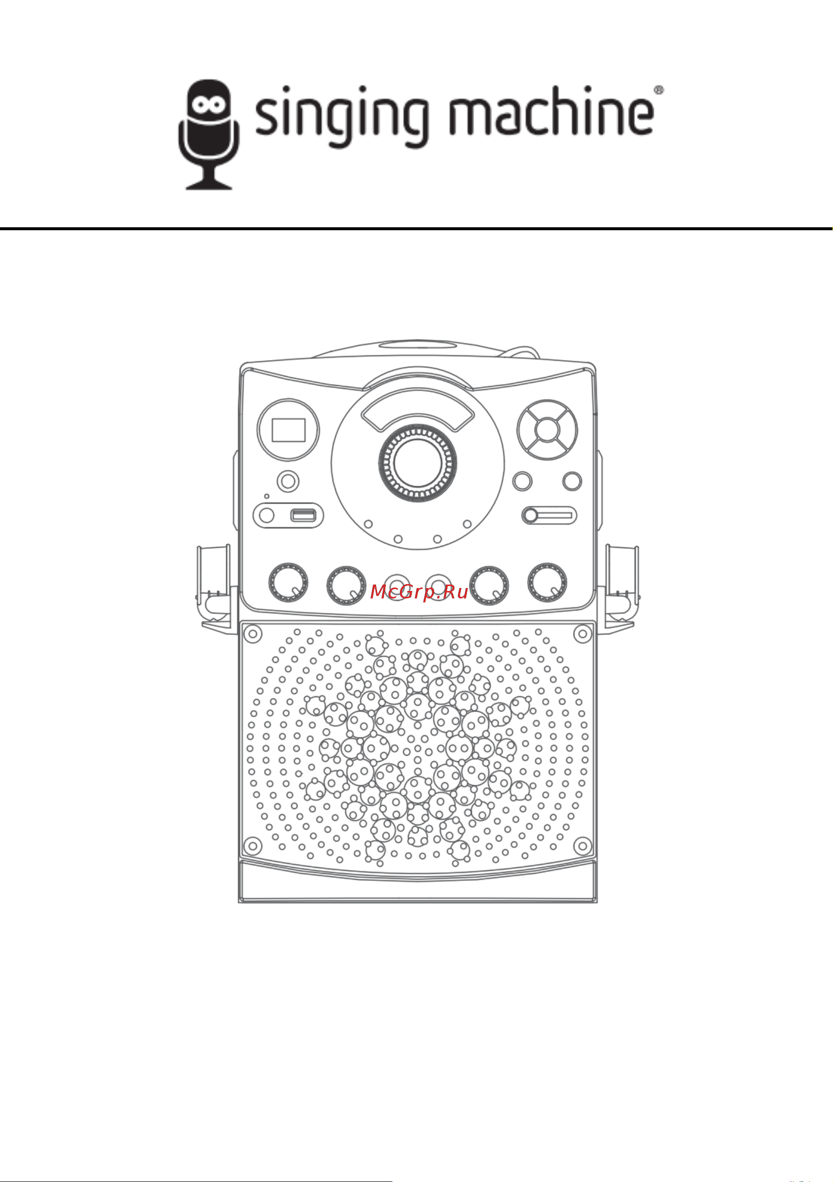 Singing Machine SML385UW Руководство по эксплуатации онлайн