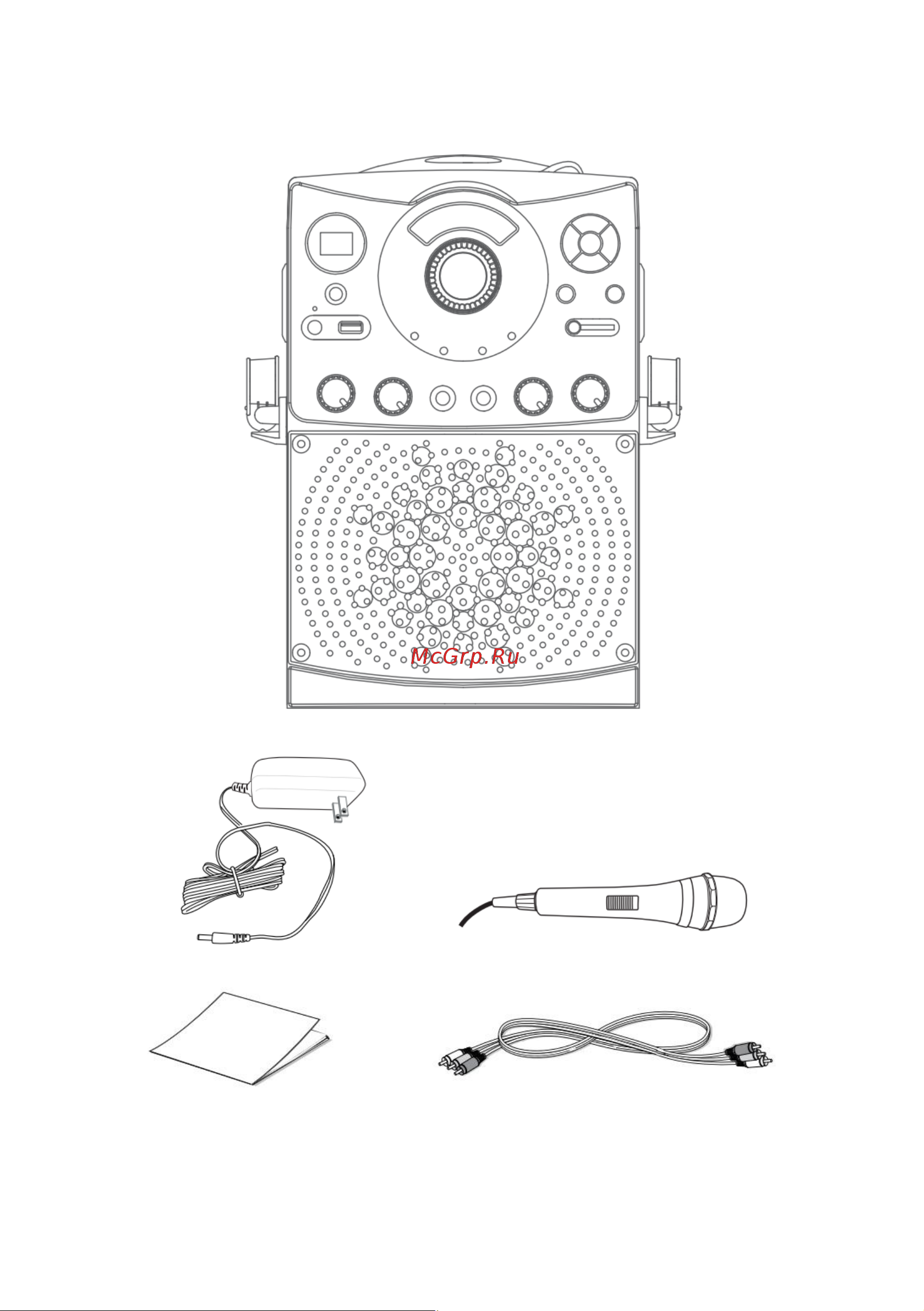 Singing Machine SML385UBK Руководство по эксплуатации онлайн [3/23] 891550