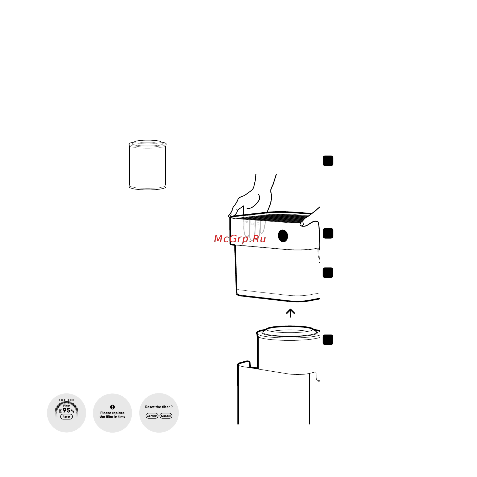 Smartmi Jya Fjord Air Purifier Dark Gray (JYKQJHQ01) Руководство по эксплуатации онлайн [9/90] 891594