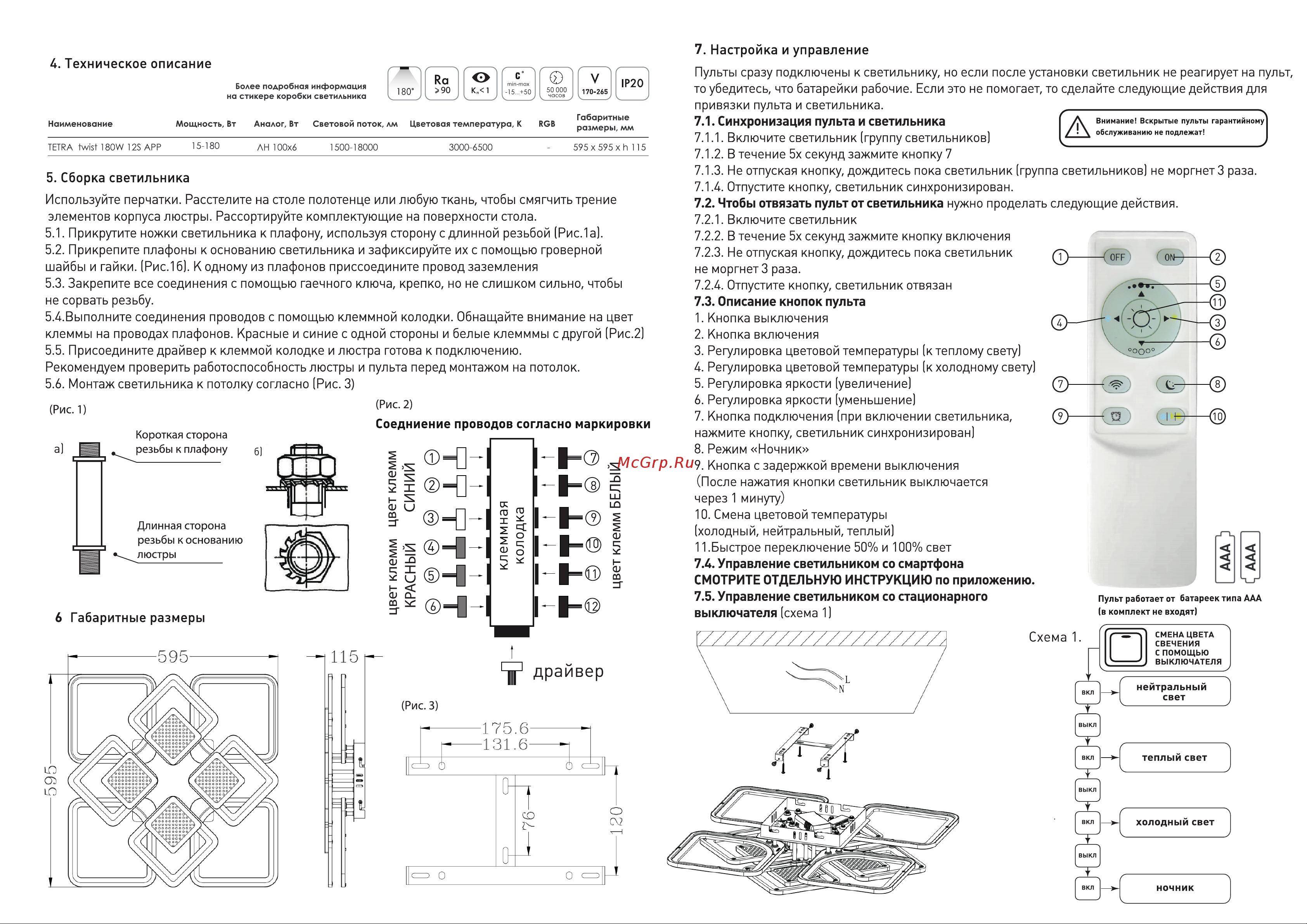 ESTARES 4640141001977 Руководство по эксплуатации онлайн [2/2] 891779