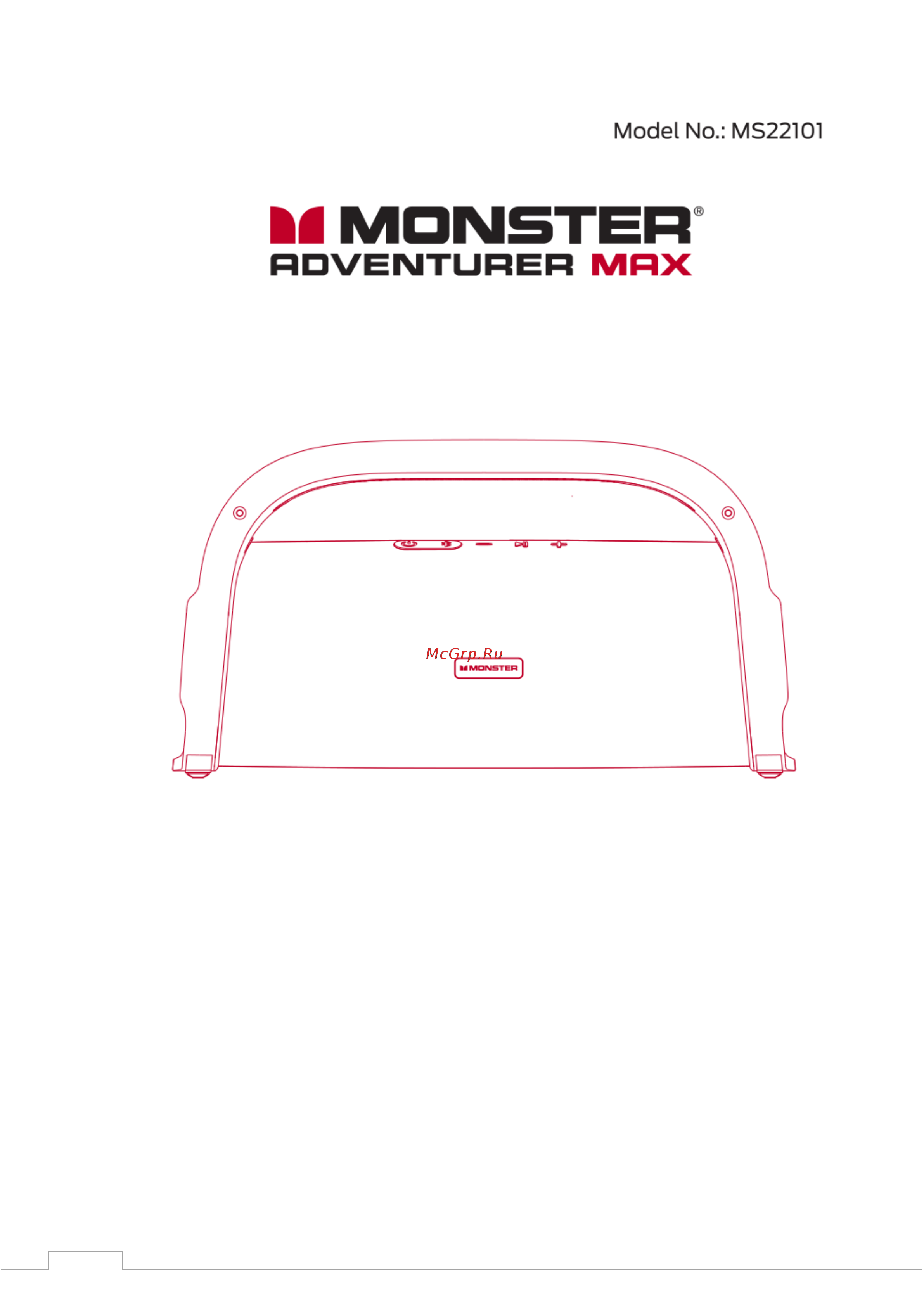 Monster Adventurer MAX (MS22101) Руководство по эксплуатации онлайн