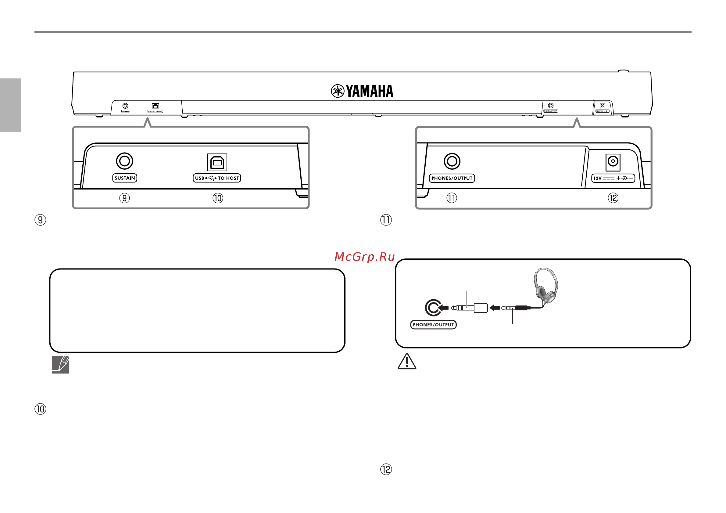Yamaha NP-15 Black Руководство по эксплуатации онлайн [8/34] 894269