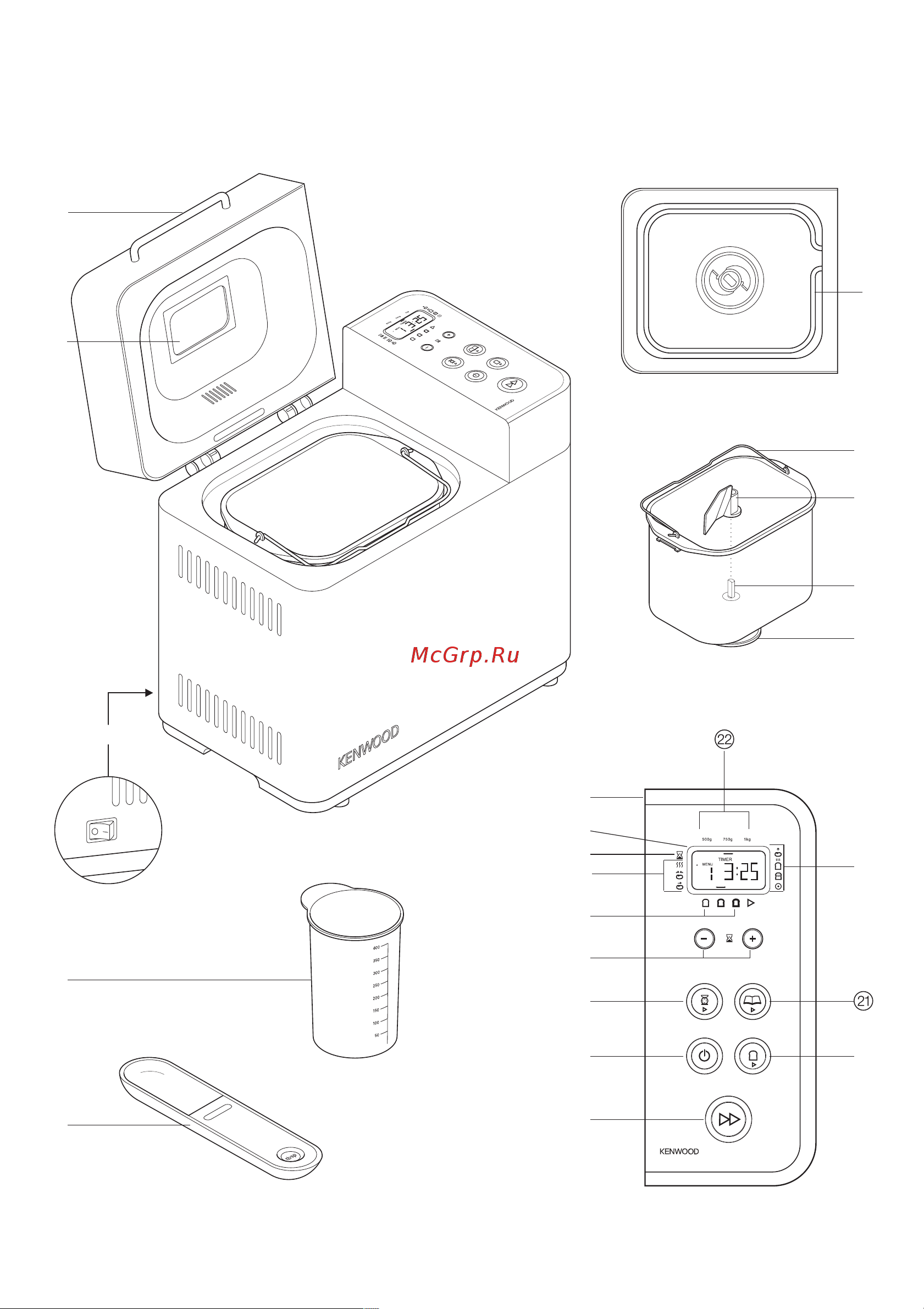 Kenwood BM 250 Руководство по эксплуатации онлайн [2/18] 892023