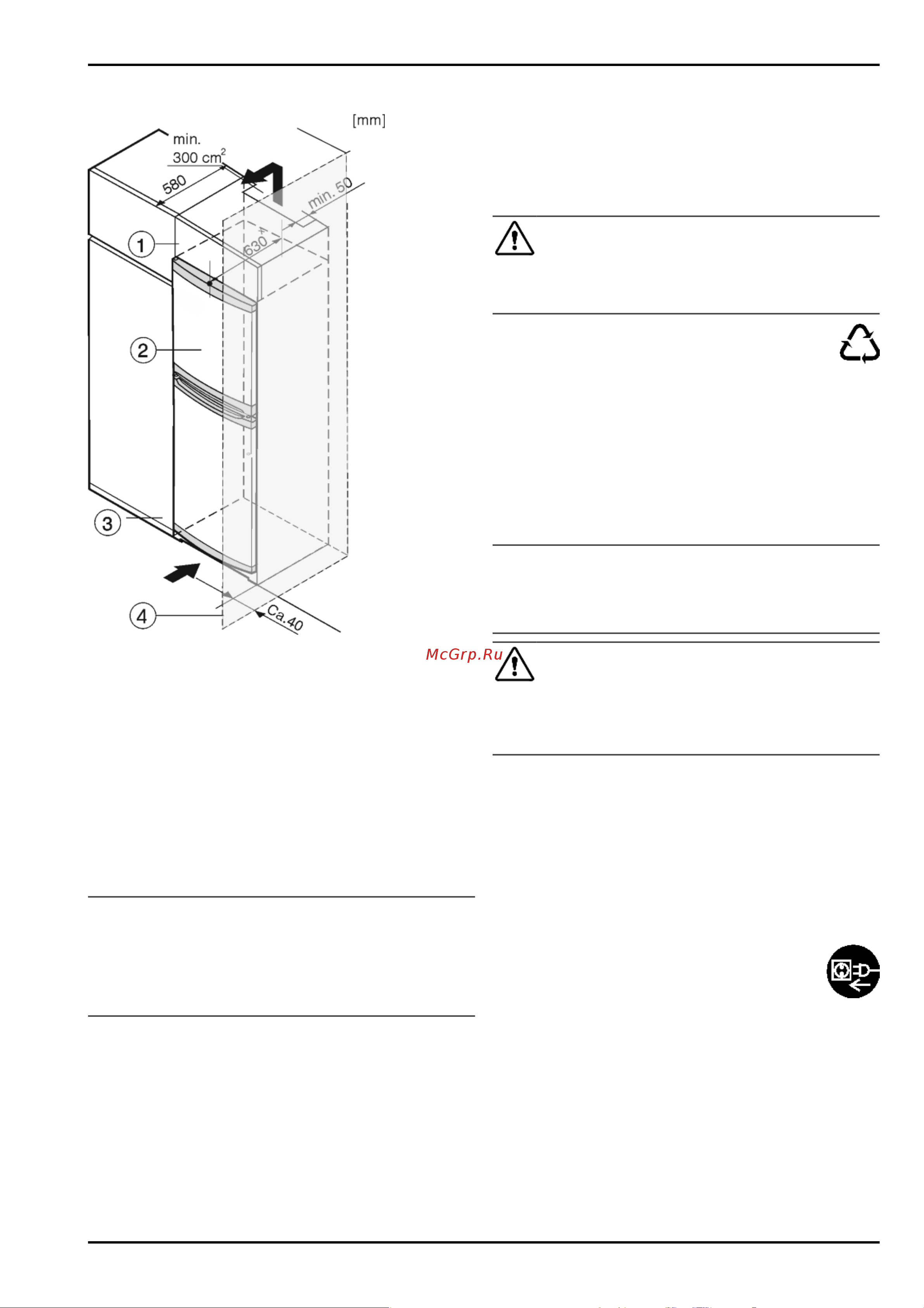 Liebherr CTel 2531-21 001 Руководство по эксплуатации онлайн [8/14] 892273