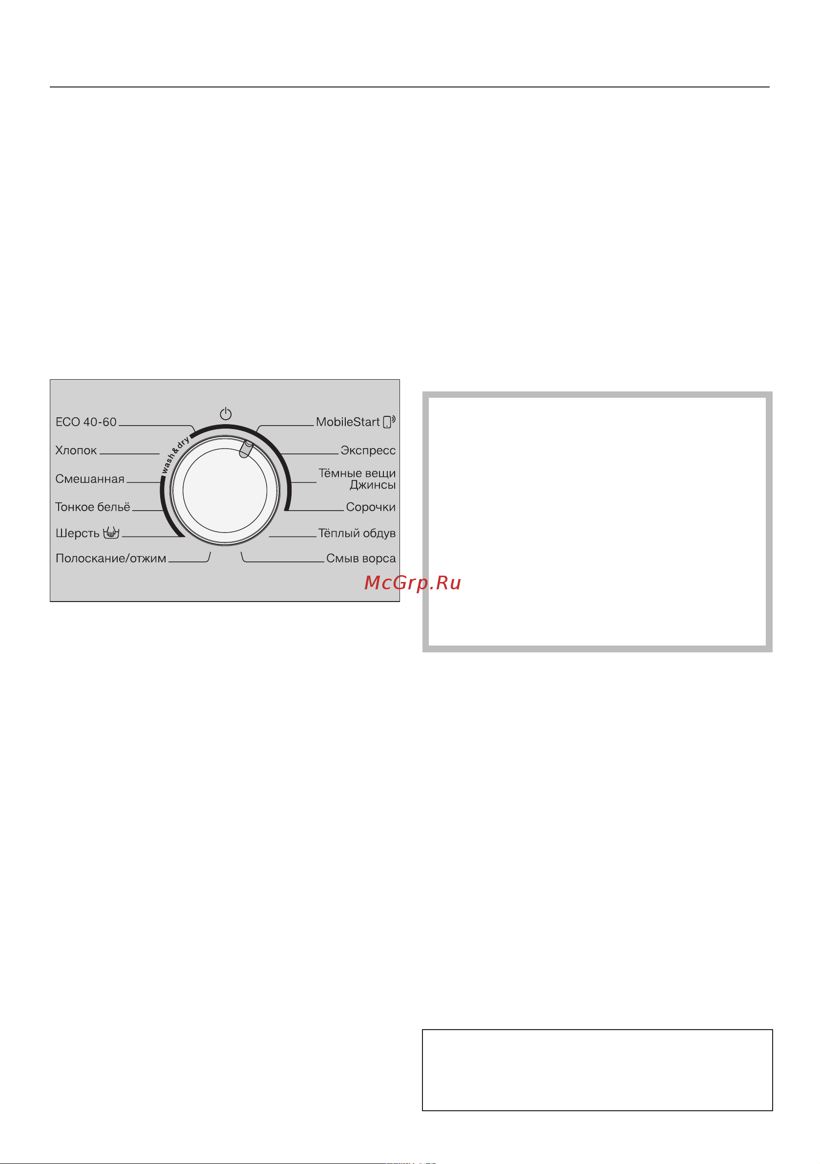 Miele WT1 WTD160WCS Руководство по эксплуатации онлайн [19/108] 892352