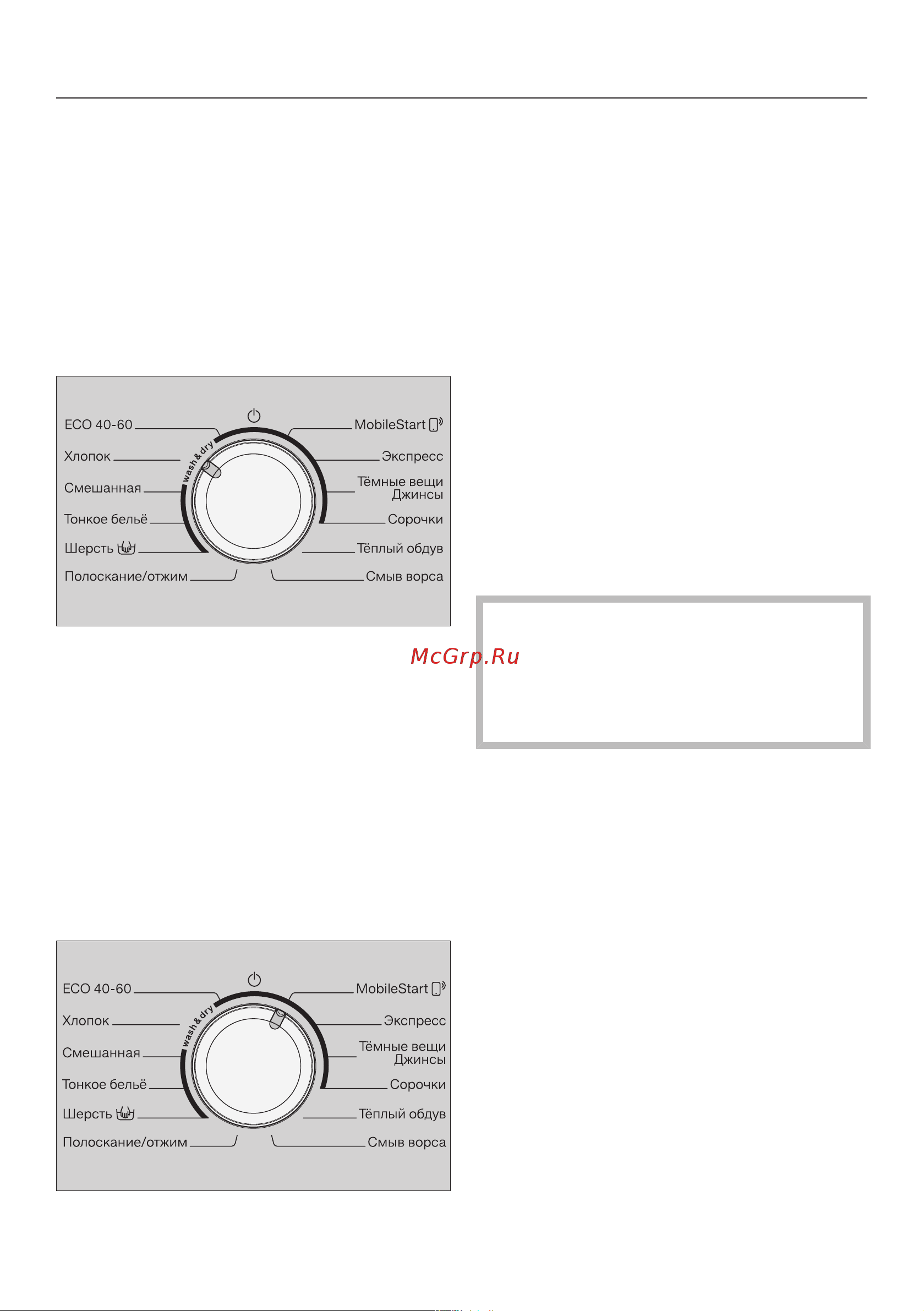 Miele WT1 WTD160WCS Руководство по эксплуатации онлайн [24/108] 892352