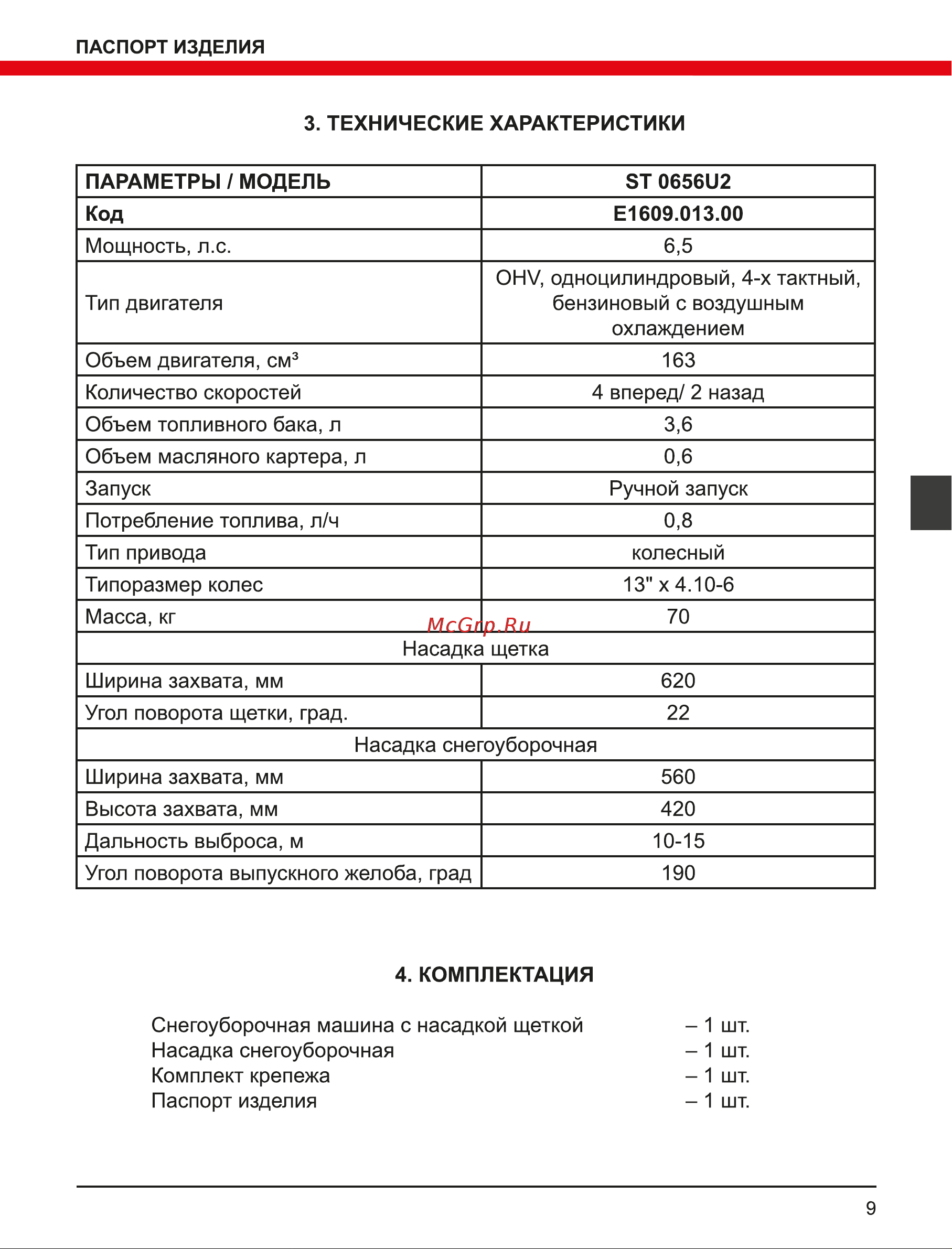 Elitech ST 0656U2 Руководство по эксплуатации онлайн [9/144] 892659