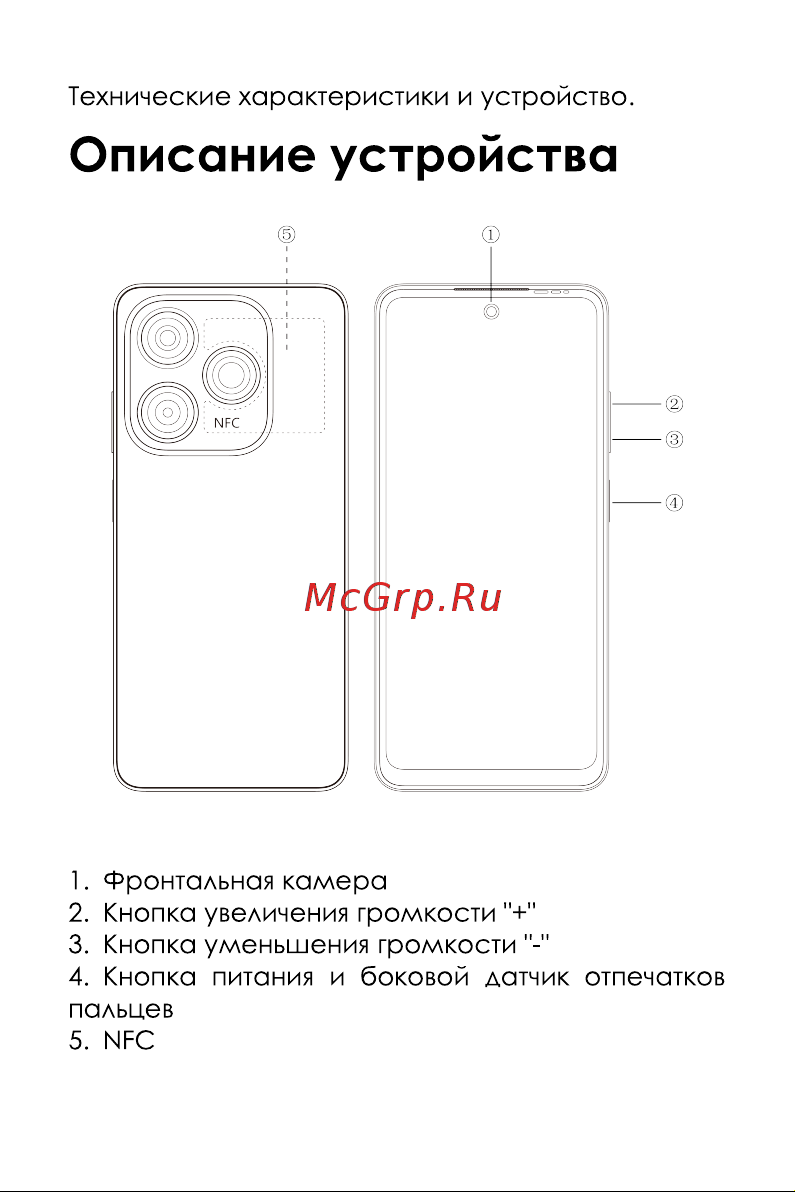Infinix HOT 40i 8/256GB Black Руководство по эксплуатации онлайн [5/11] 892744