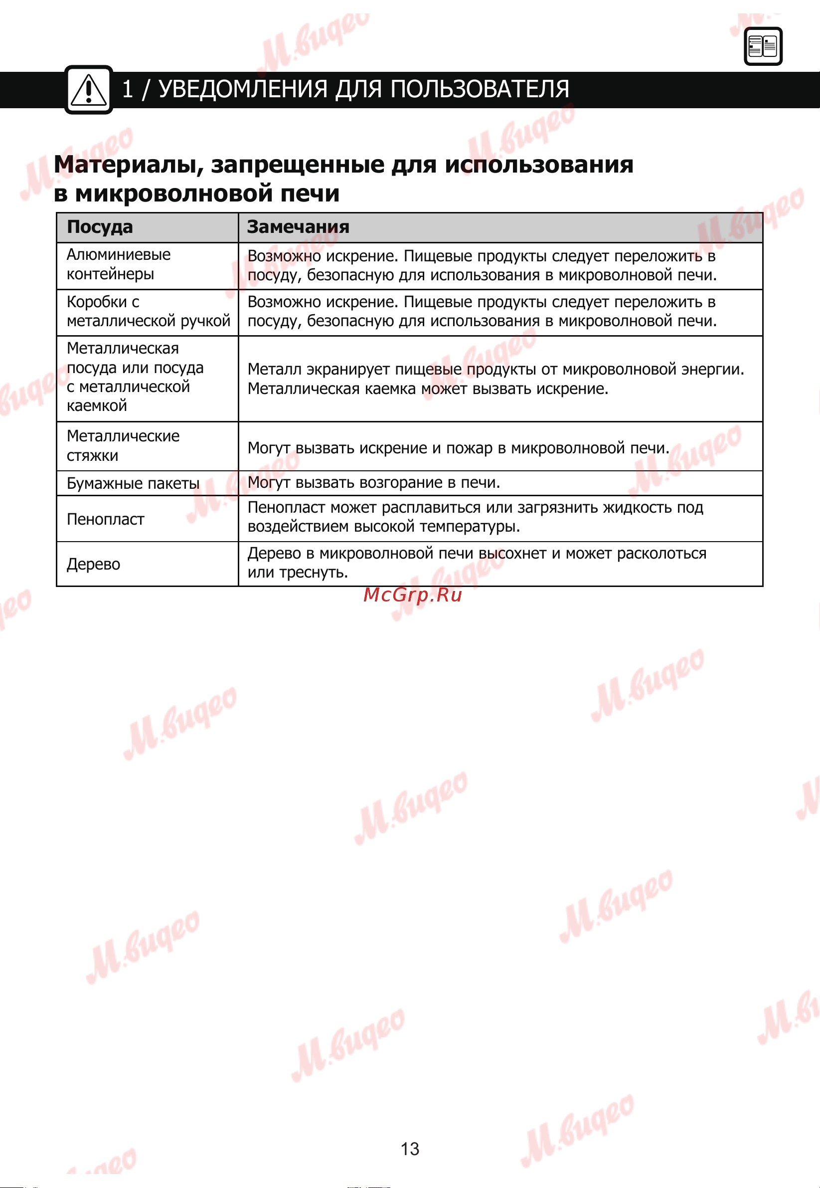 Brandt BMG2120W белая Руководство по эксплуатации онлайн [14/28] 892973