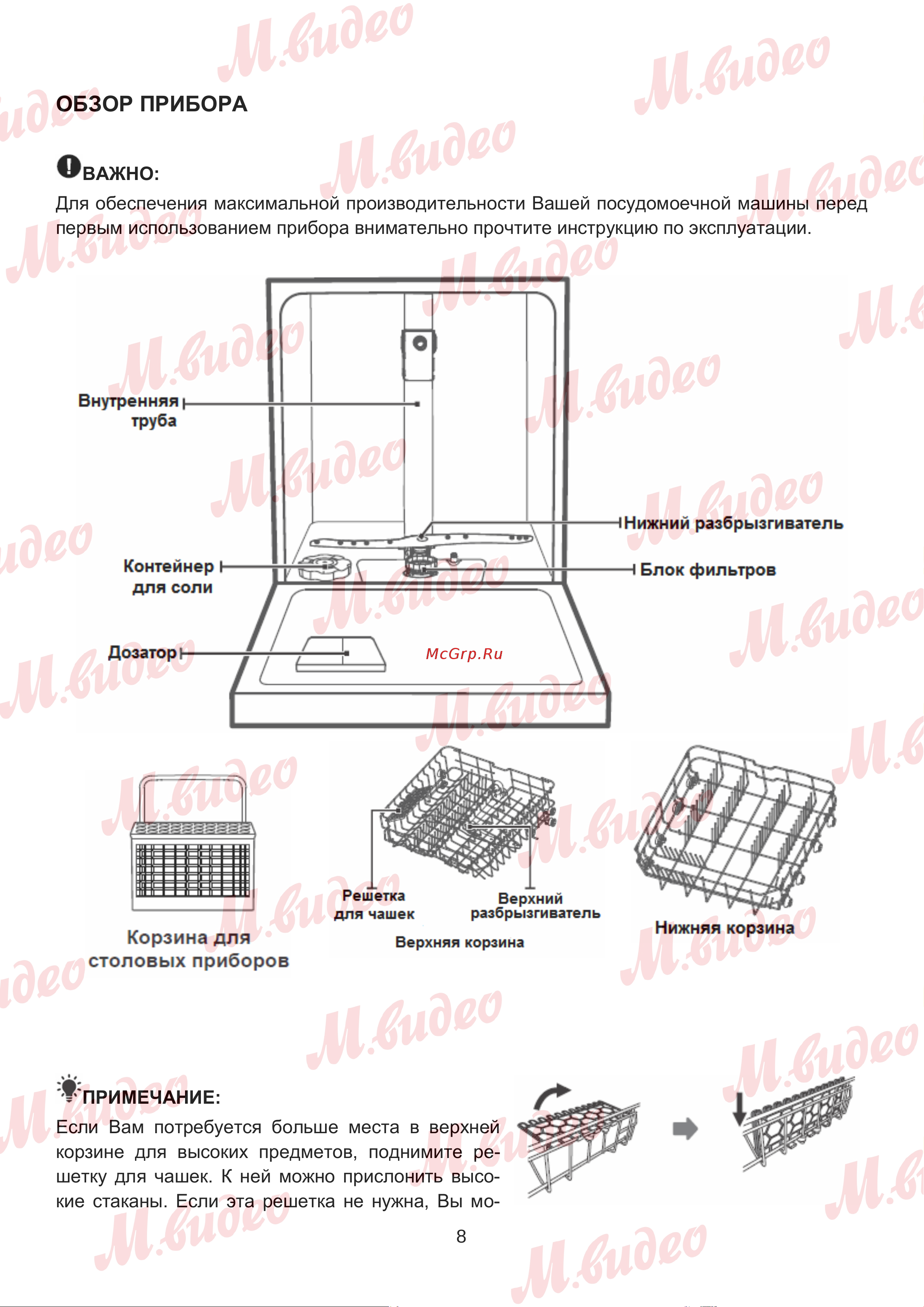 Brandt DWJ137DS Руководство по эксплуатации онлайн [8/53] 892986