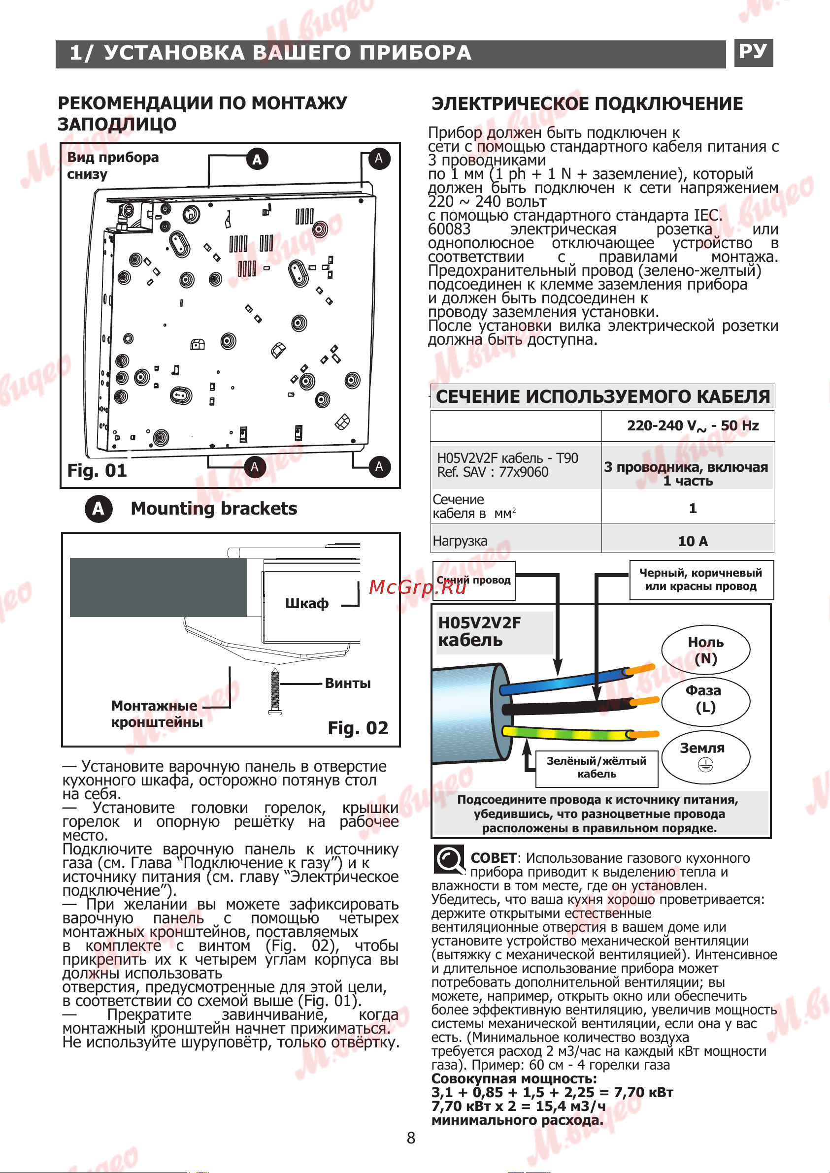 Brandt BPG6413B Руководство по эксплуатации онлайн [9/24] 893017