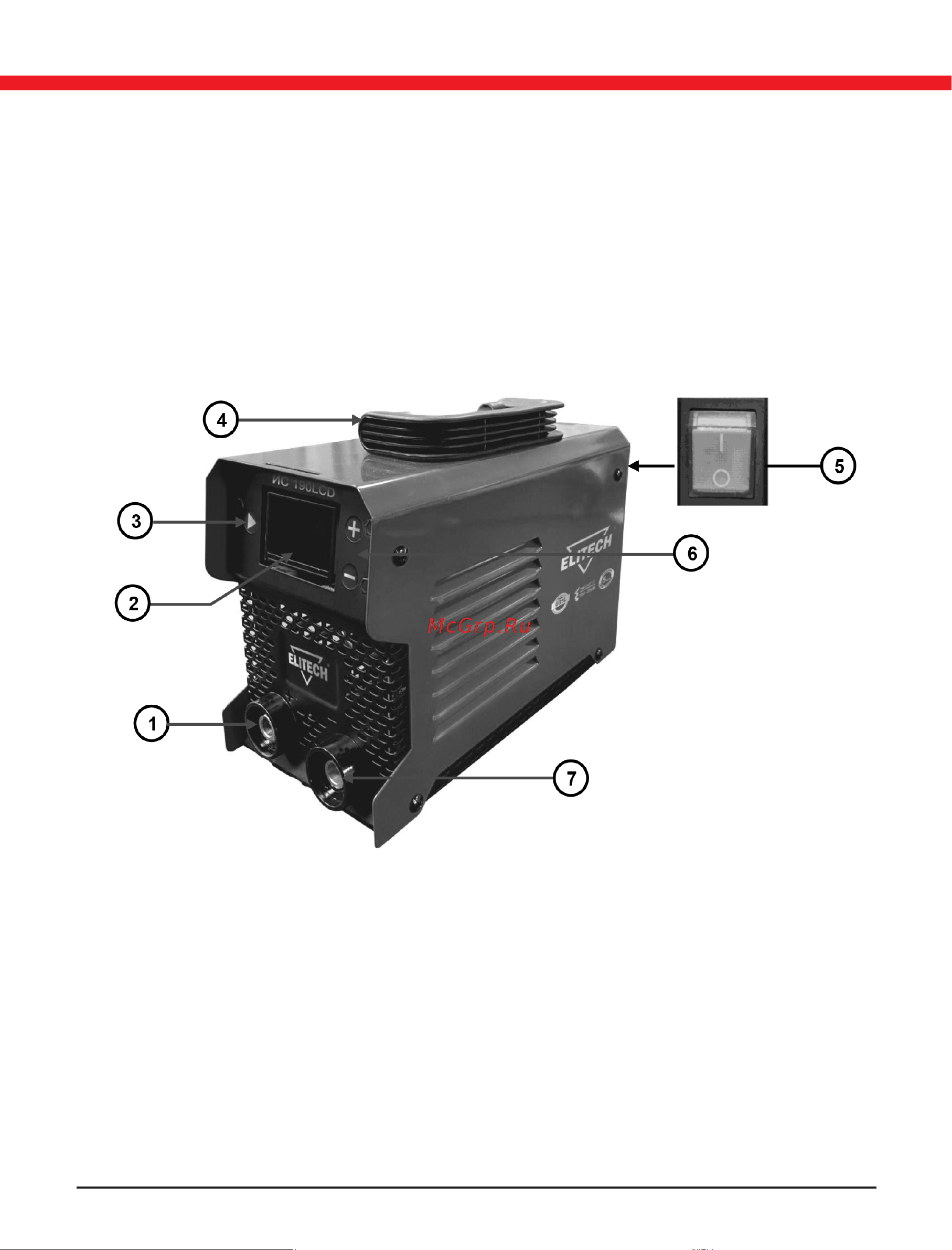 Elitech ИС 230LCD Руководство по эксплуатации онлайн [7/16] 893113