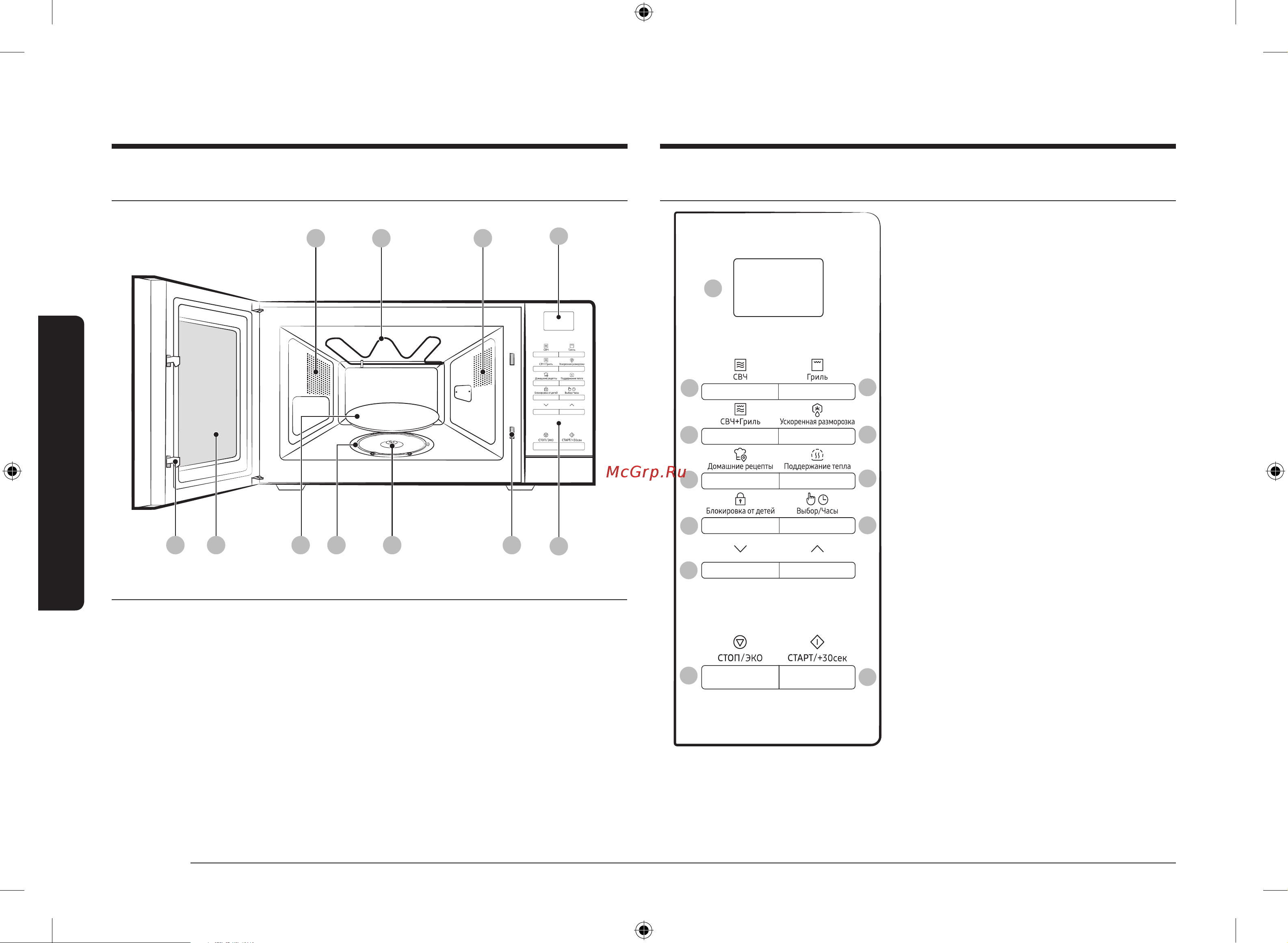 Samsung MG20A7013AT/BW Руководство по эксплуатации онлайн [14/208] 893159
