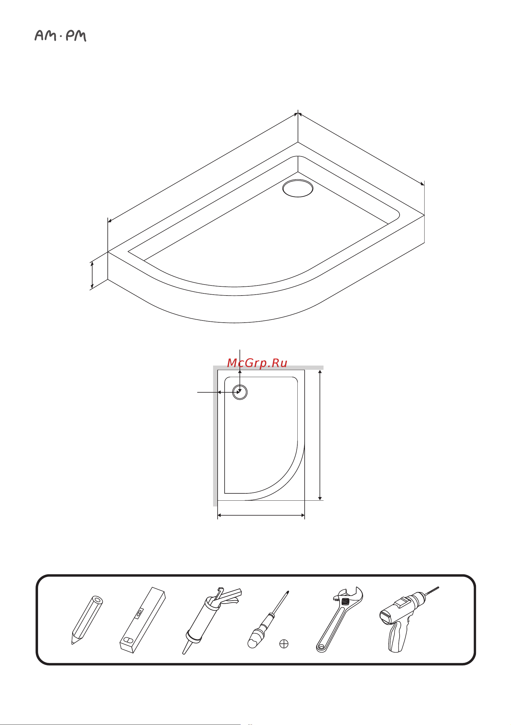 AM.PM W83T-302R120W Руководство по эксплуатации онлайн [6/12] 893892