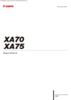 Canon XA75 Руководство по эксплуатации