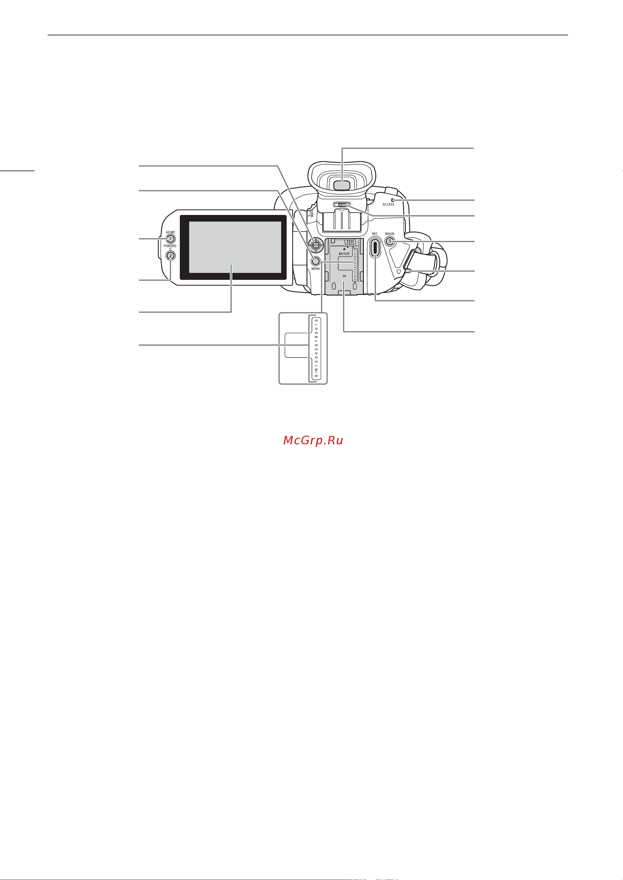 Canon XA75 Руководство по эксплуатации онлайн [5/8] 893969