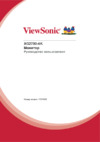 Viewsonic 27"/IPS/3840x2160/60Гц/черный (XG2700-4K) Руководство по эксплуатации