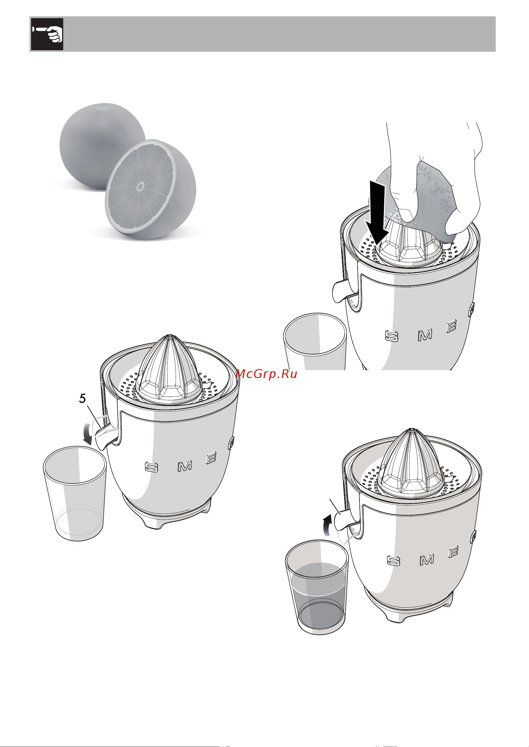 Smeg CJF01WHMEU белая Руководство по эксплуатации онлайн [9/12] 894406
