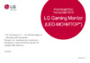 LG 31.5"/VA/2560х1440/144Гц/черный (32GK650F-B) Руководство по эксплуатации