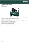 Metabo BASIC 250-50 W 50Л Руководство по эксплуатации