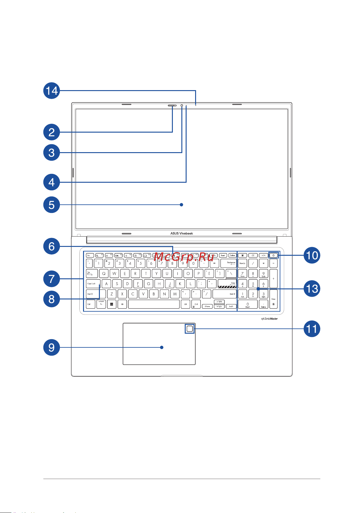 Asus X1504ZA Vivobook 15 (BQ084) Руководство по эксплуатации онлайн [19/105] 895323
