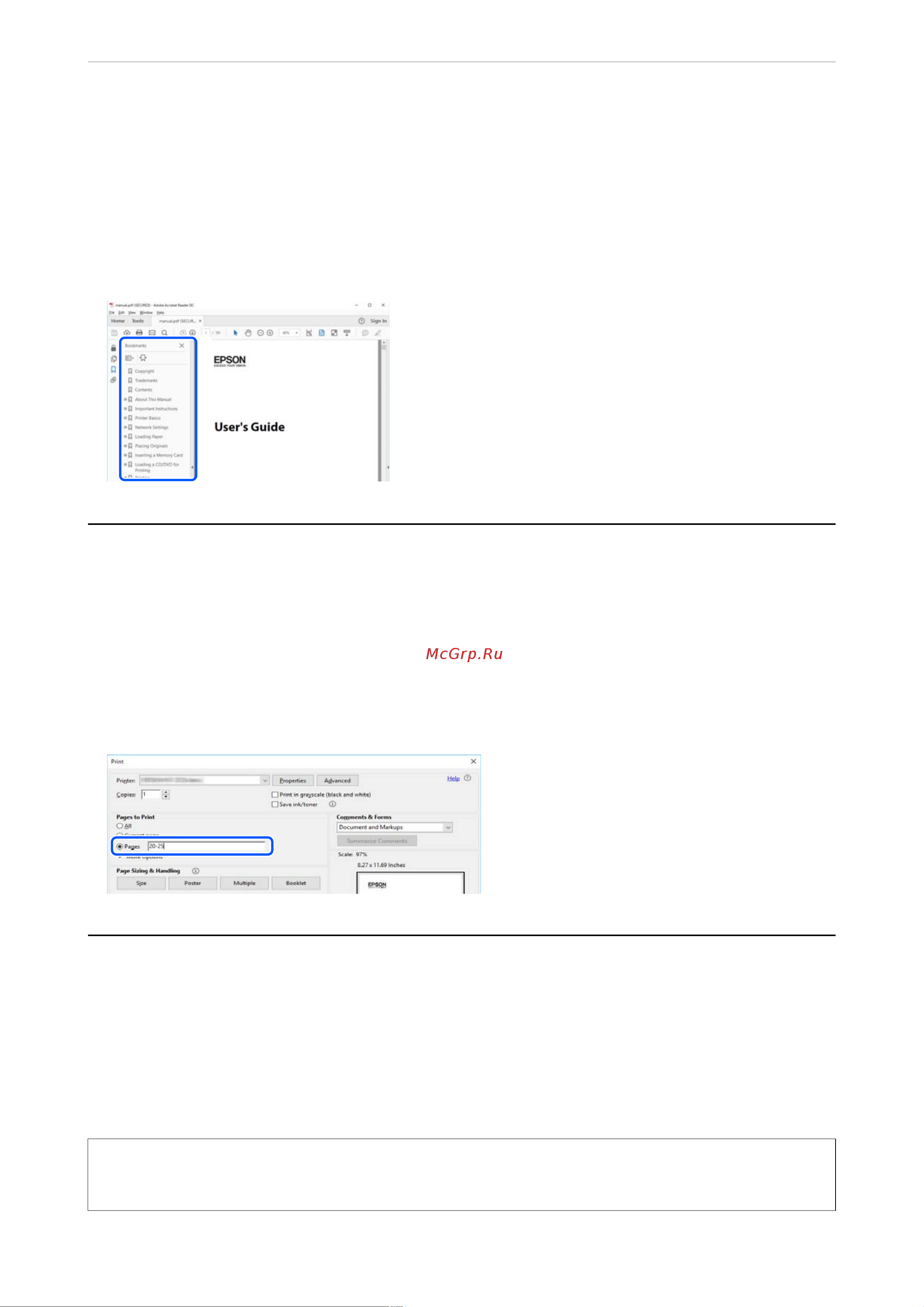 Epson L1250 Руководство по эксплуатации онлайн [7/168] 895334