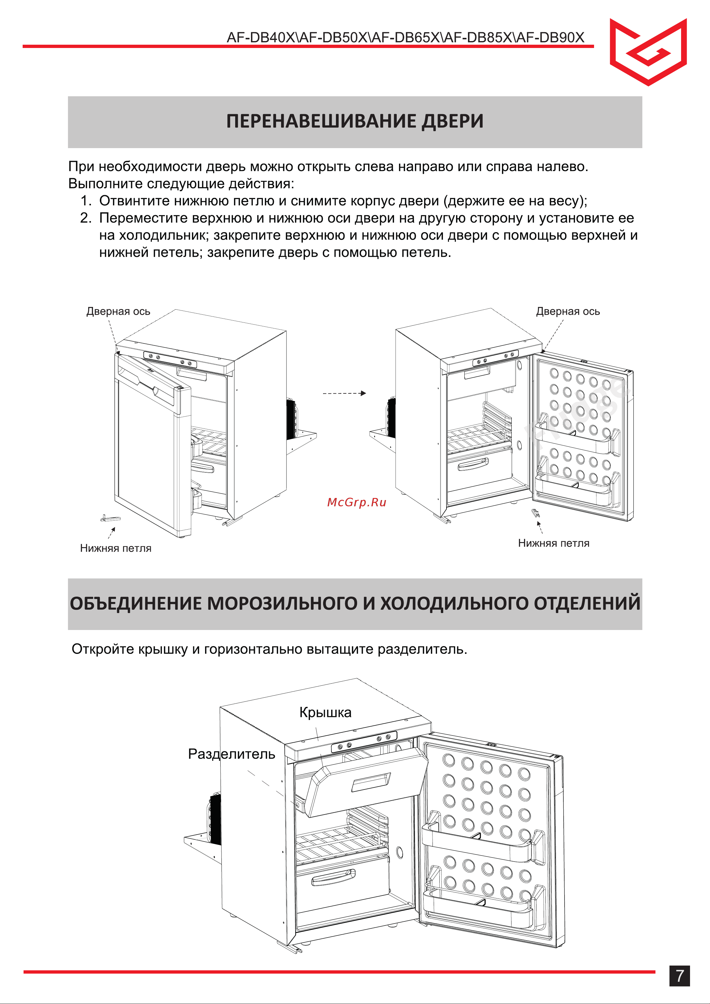 Meyvel AF-DB65X Руководство по эксплуатации онлайн [7/16] 895806
