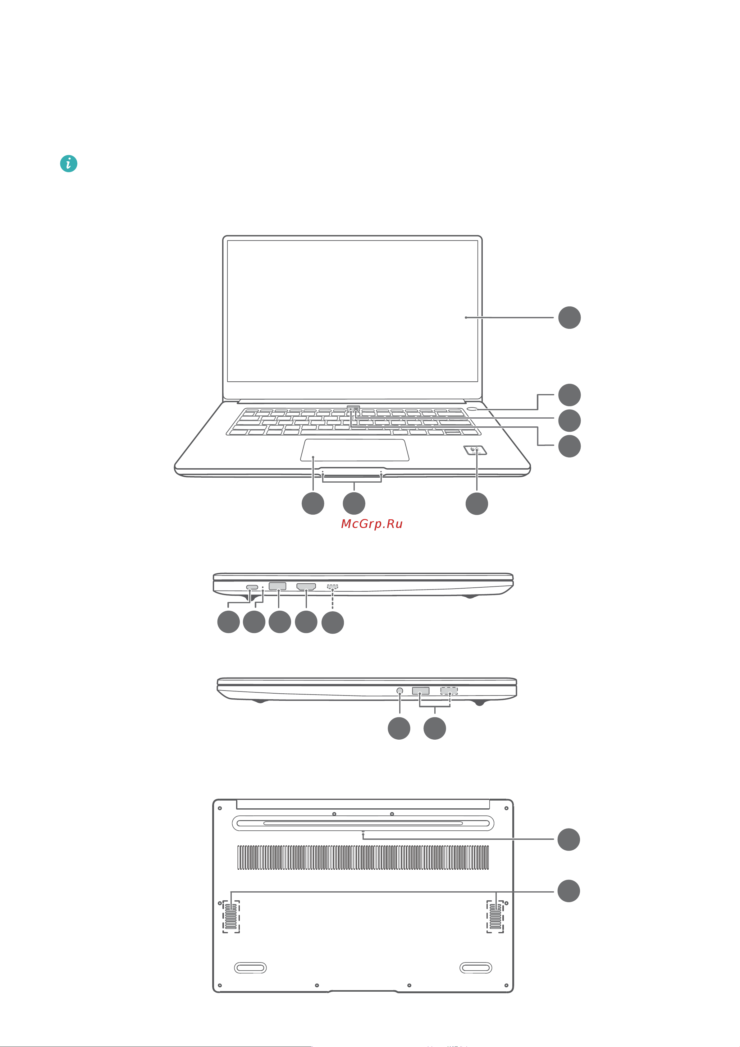 Huawei MateBook D 15 BoD-WDH9/53012TLT 8/512GB SpaceGrey, хороший Руководство по эксплуатации онлайн [3/32] 896127