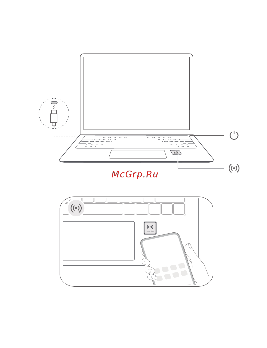 Huawei MateBook D14 i3-1215U/8/512GB DOS SG 53014ASS Руководство по эксплуатации онлайн [3/22] 896173