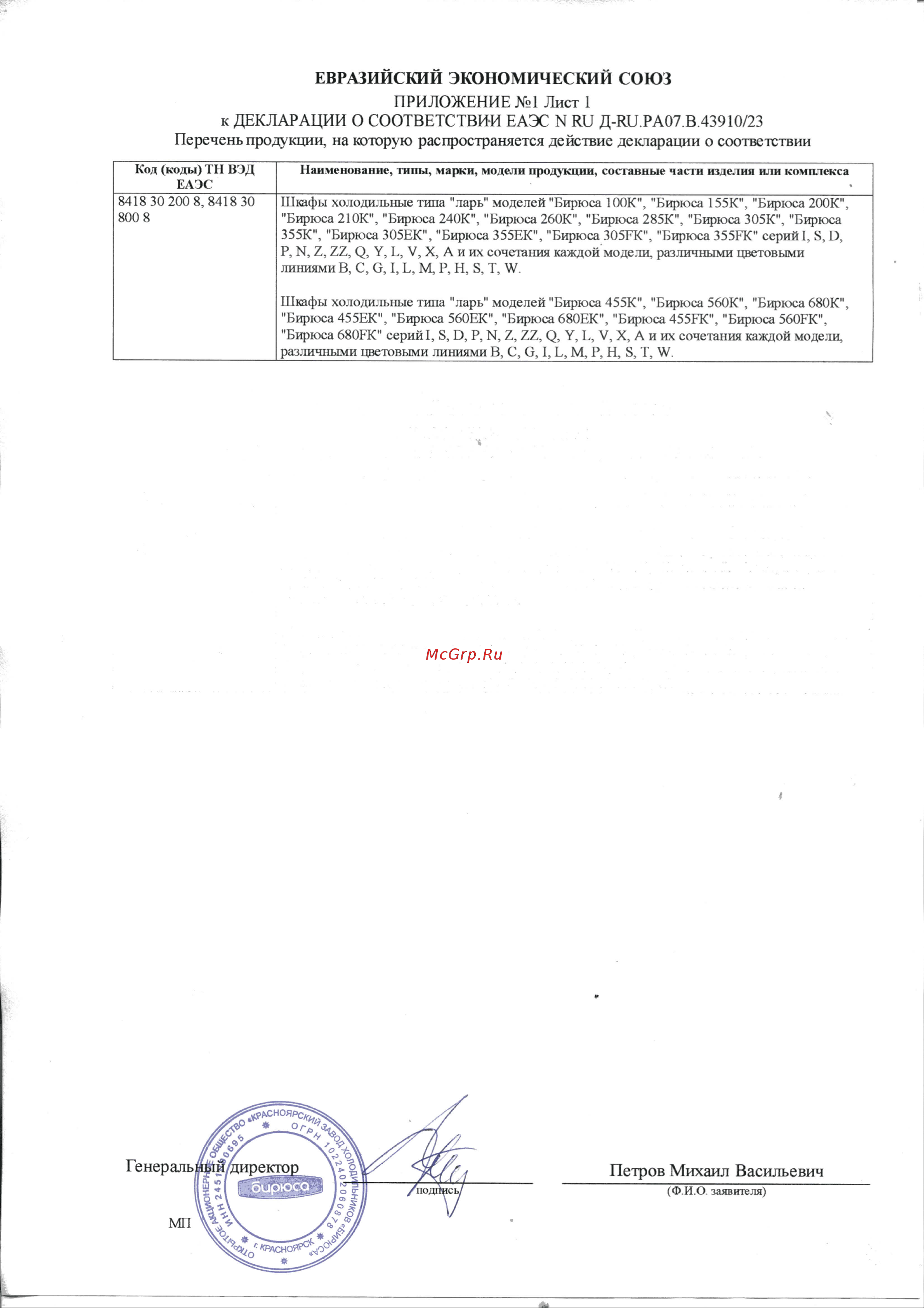 Бирюса 240KDN Руководство по эксплуатации онлайн [2/2] 896841