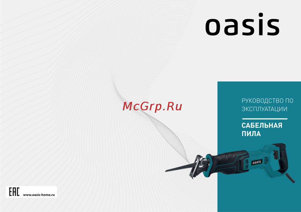 Oasis RS-110E Руководство по эксплуатации