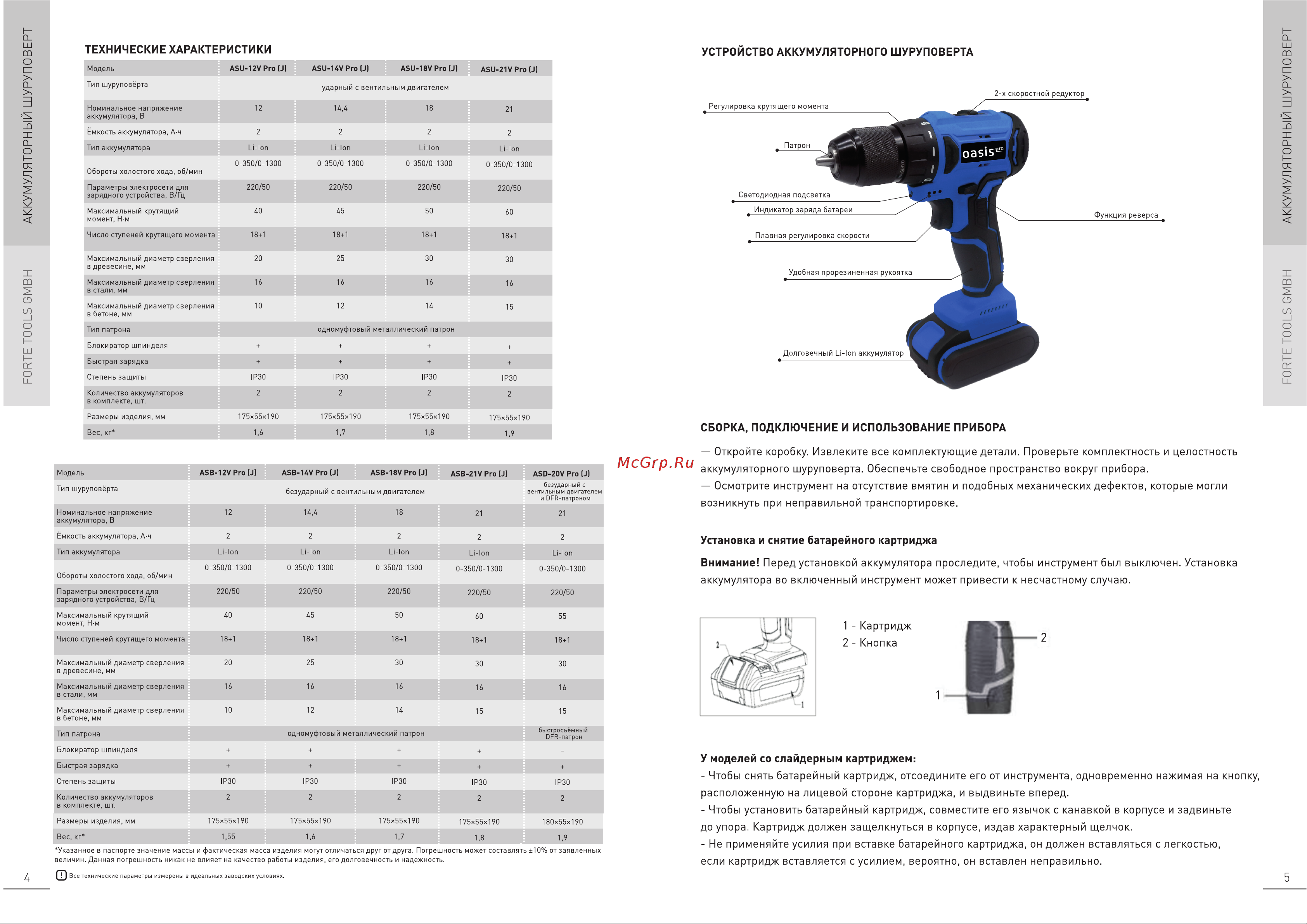Oasis ASD-20V Pro (J) Руководство по эксплуатации онлайн [4/10] 897030