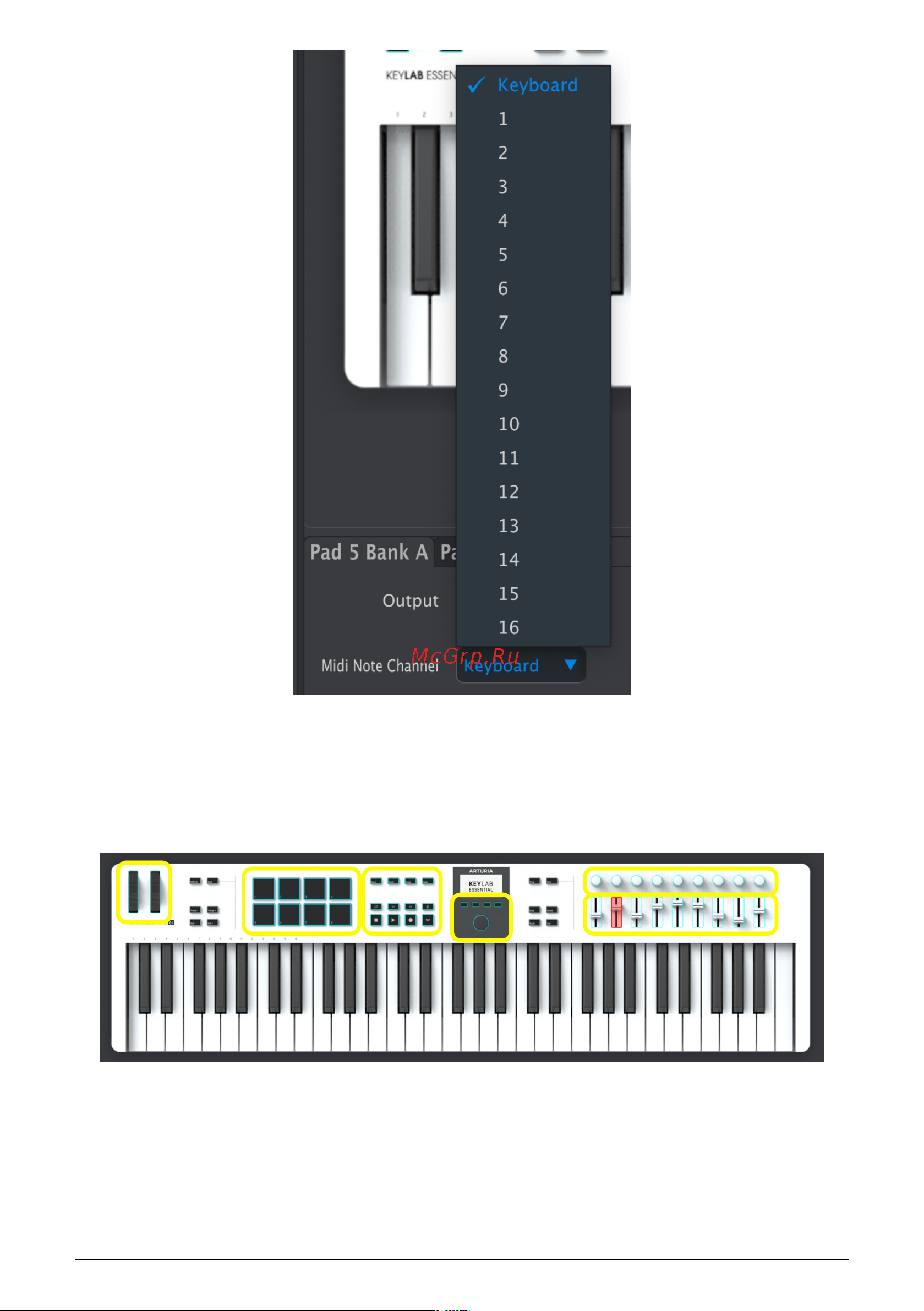 Arturia KeyLab Essential 61 mk3 Руководство по эксплуатации онлайн [14/44] 897077