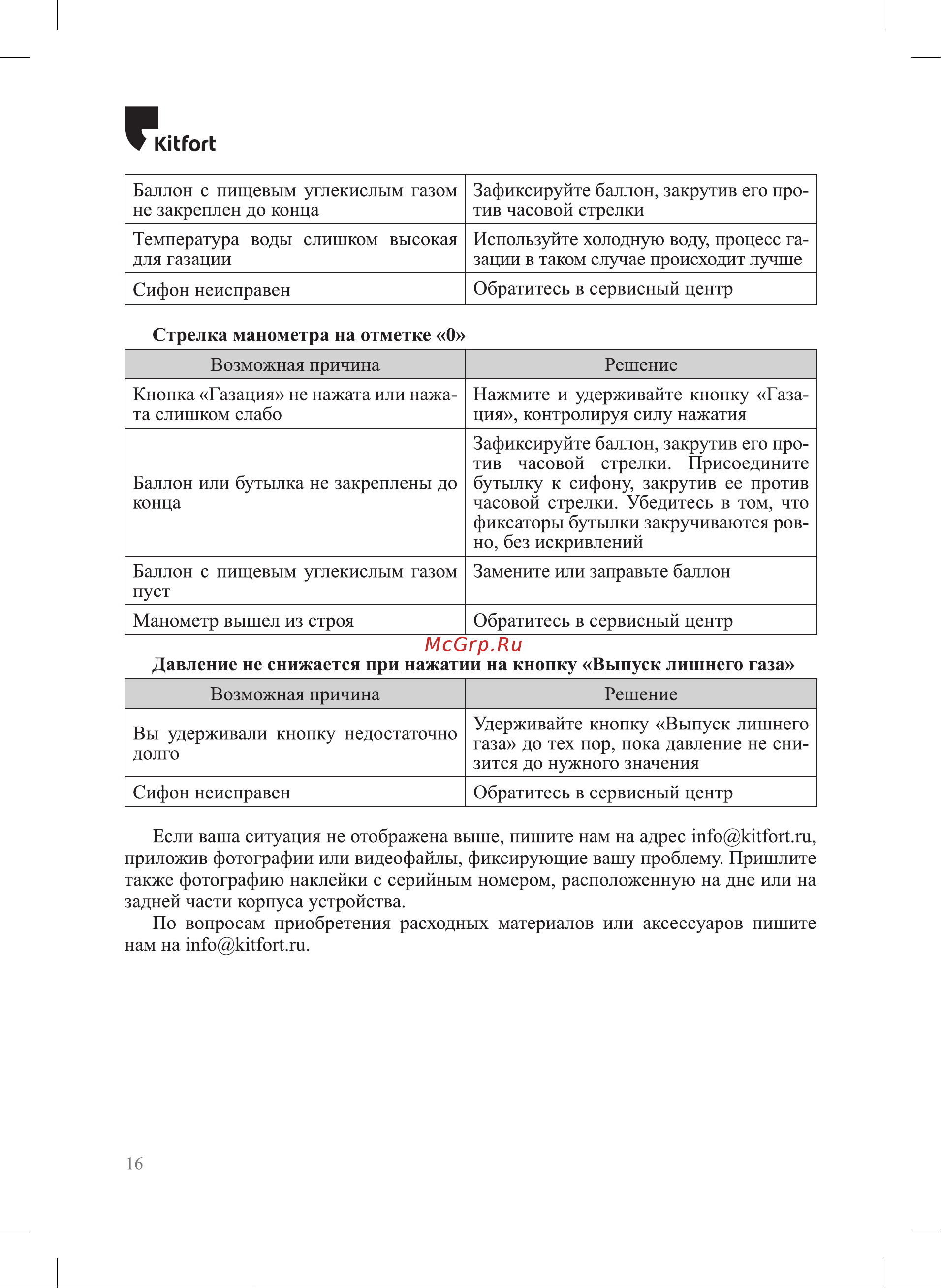 Kitfort КТ-4097-2 черный Руководство по эксплуатации онлайн [16/20] 897141