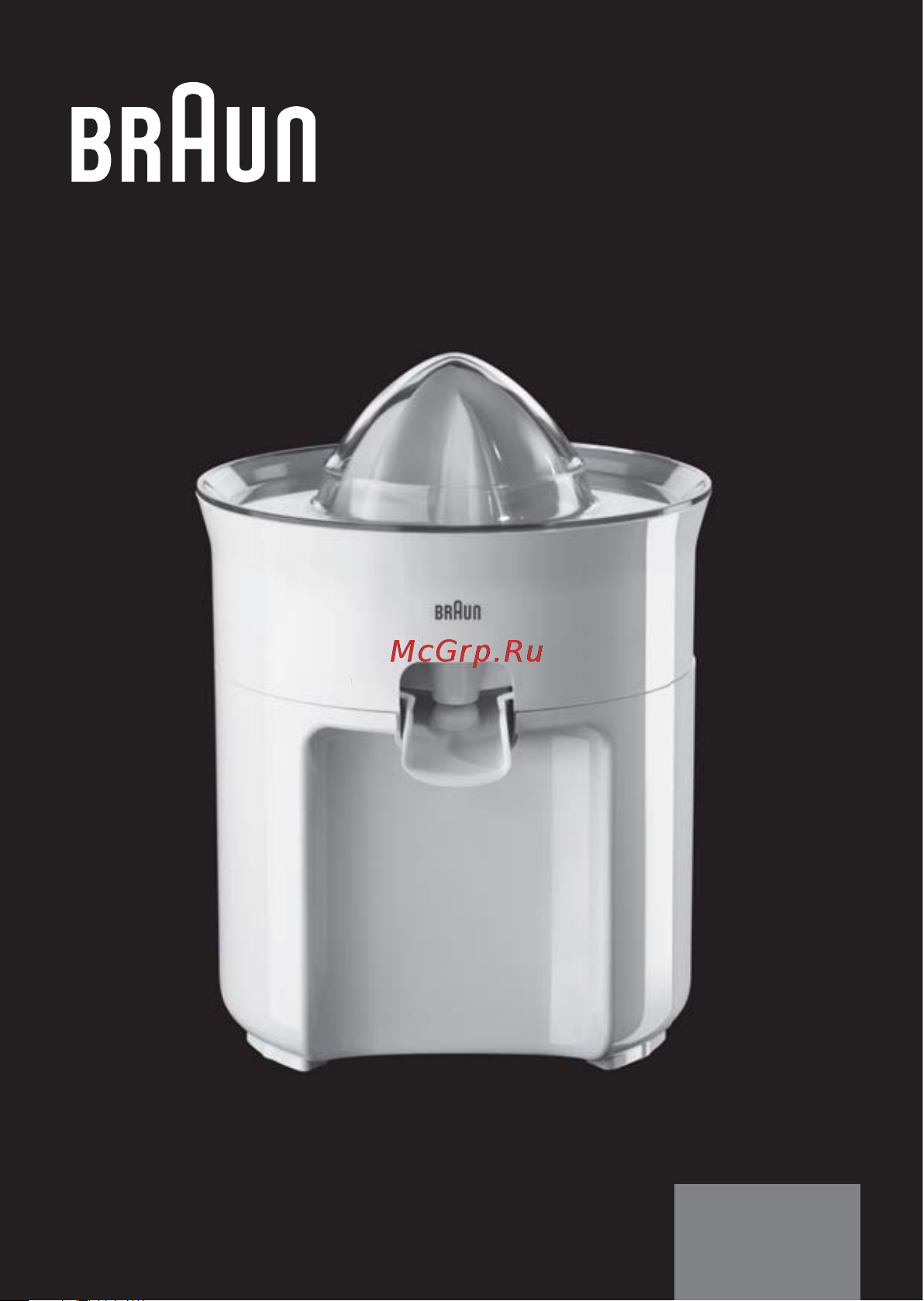 Braun CJ3050BK черная Руководство по эксплуатации онлайн