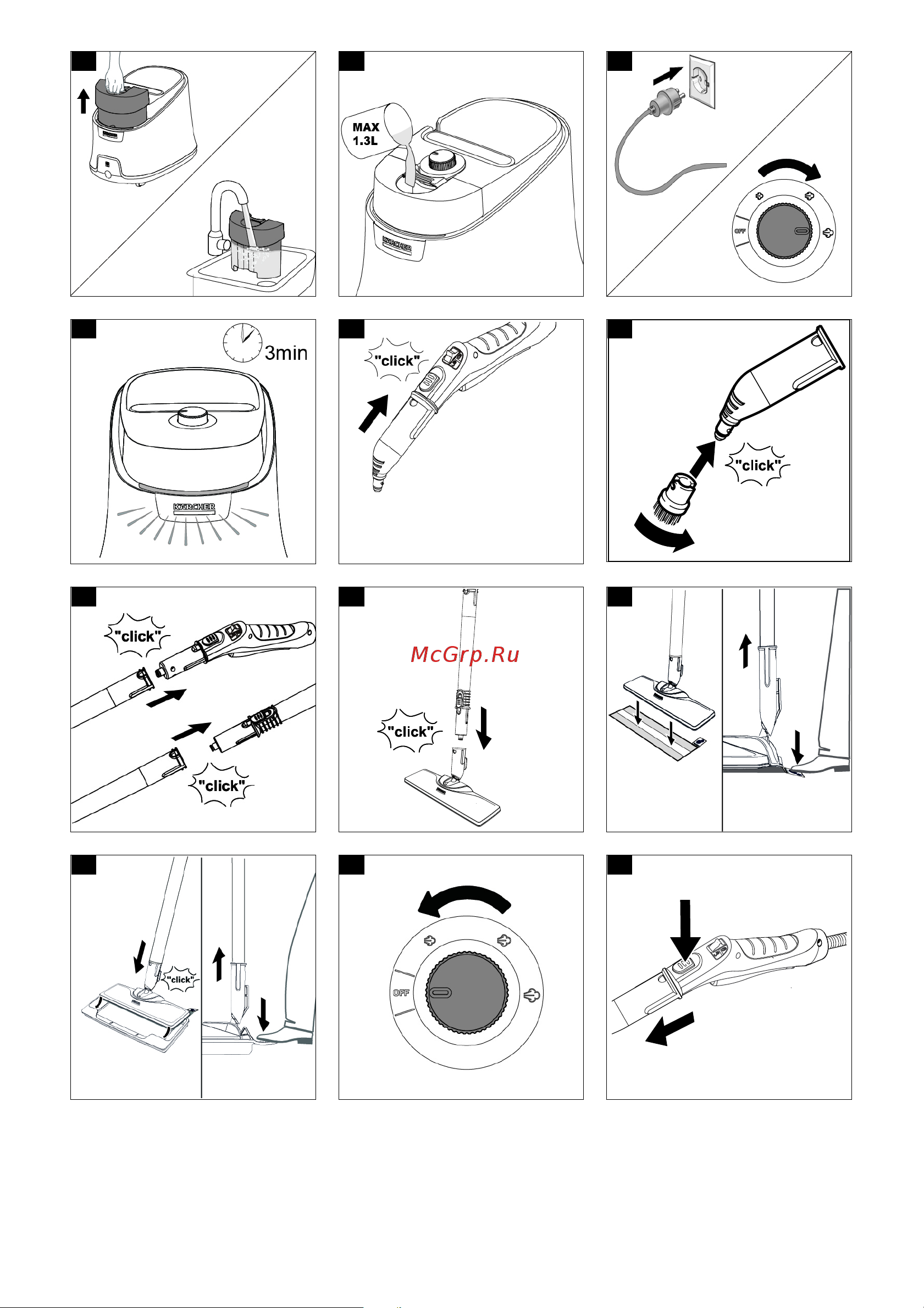 Karcher SC 4 Deluxe EU 1.513-460.0 Руководство по эксплуатации онлайн [3/164] 897734