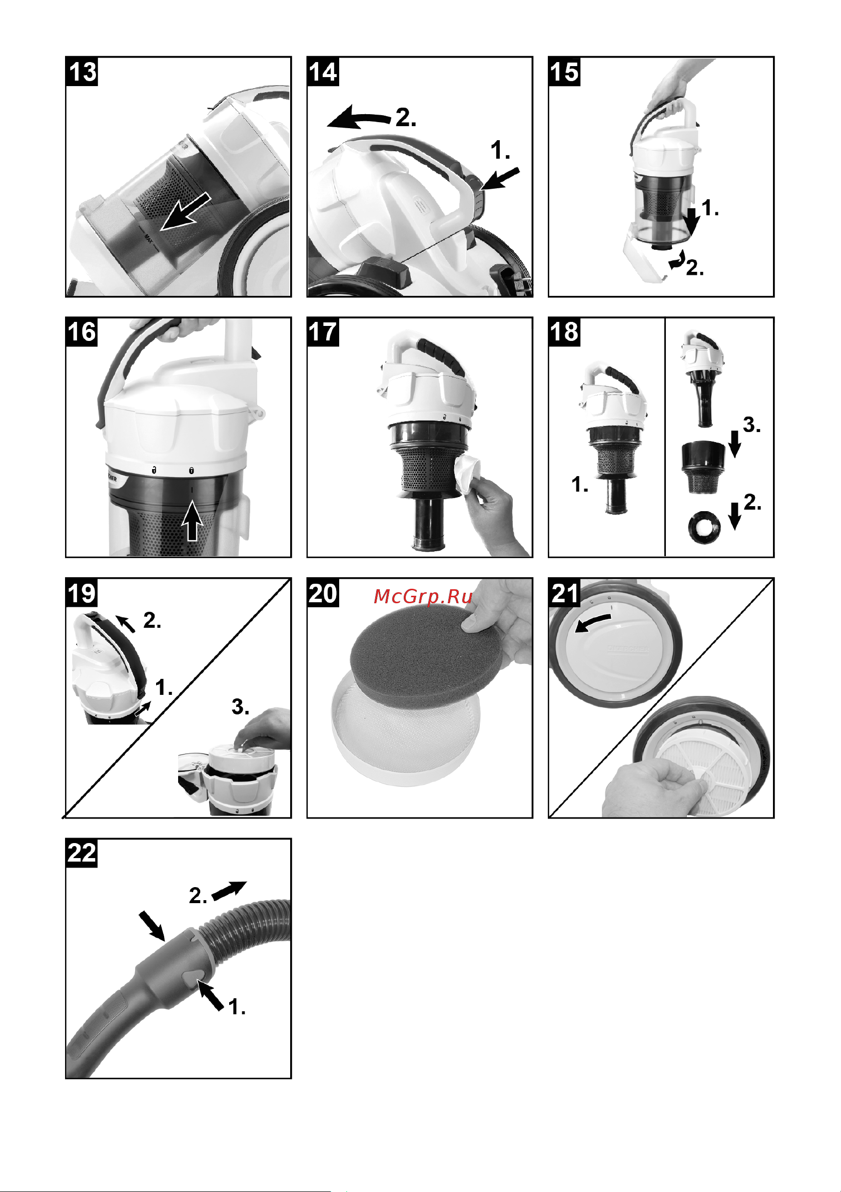 Karcher VC 3 EU-I 1.198-053.0 Руководство по эксплуатации онлайн [4/106] 901387