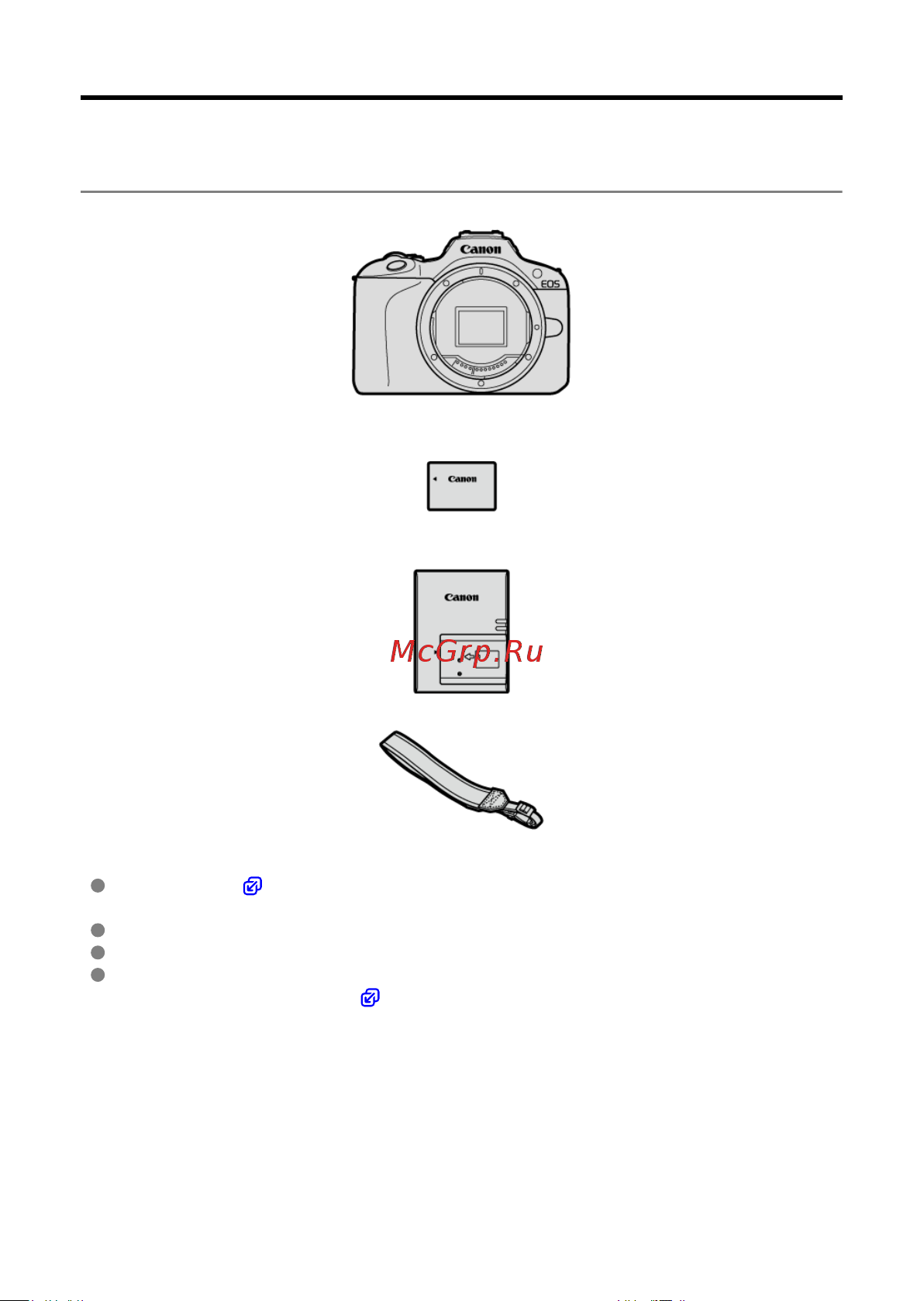 Canon EOS R100 Kit RF-S 18-45mm IS STM (6052C013) Руководство по эксплуатации онлайн [9/689] 897902