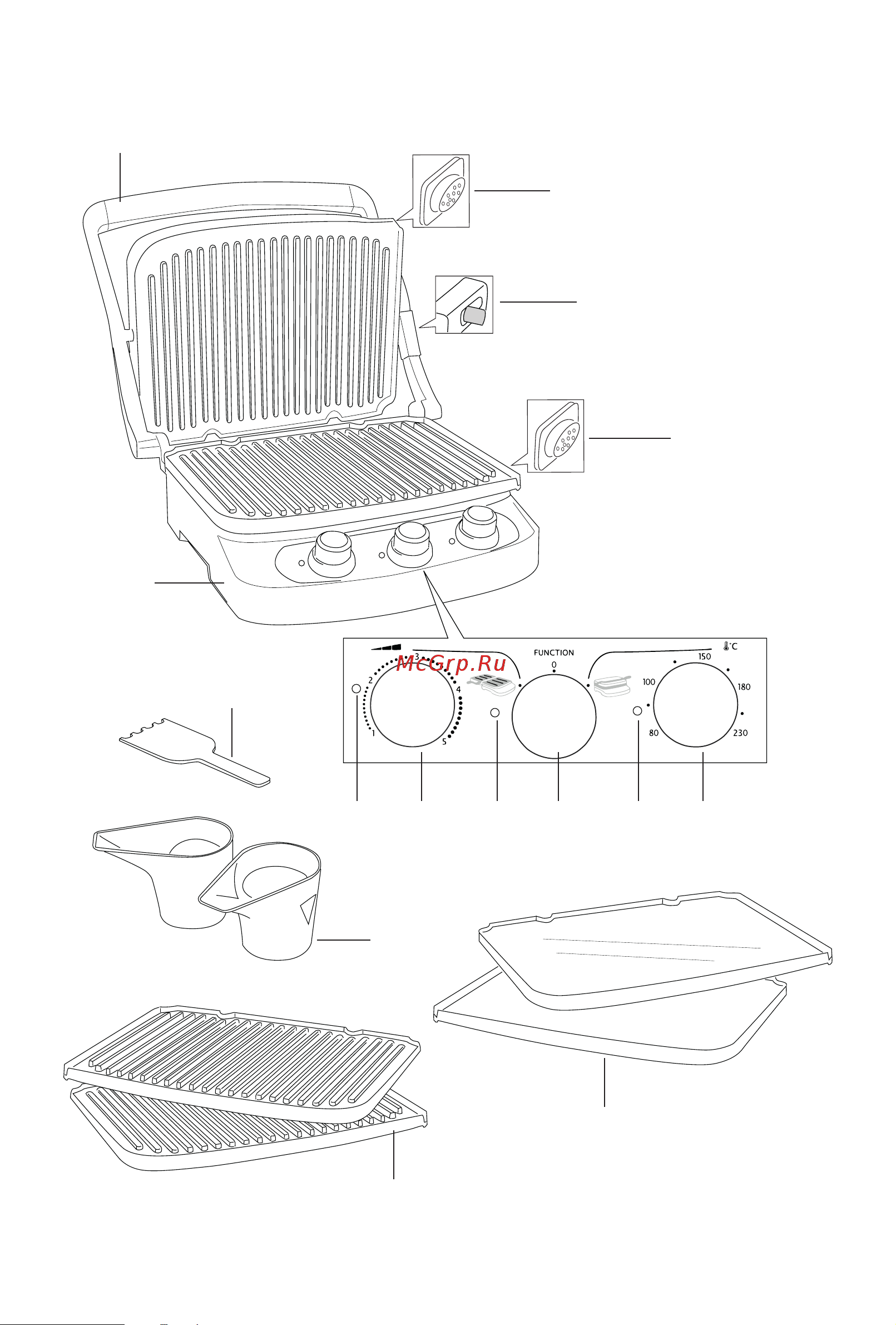 Delonghi CGH923D Руководство по эксплуатации онлайн [3/8] 897969