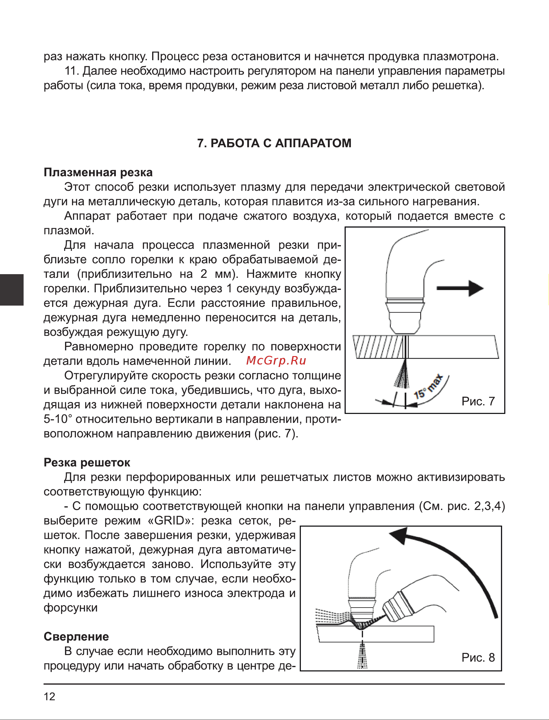 Elitech WM 60 PLASMA Руководство по эксплуатации онлайн [12/80] 898244