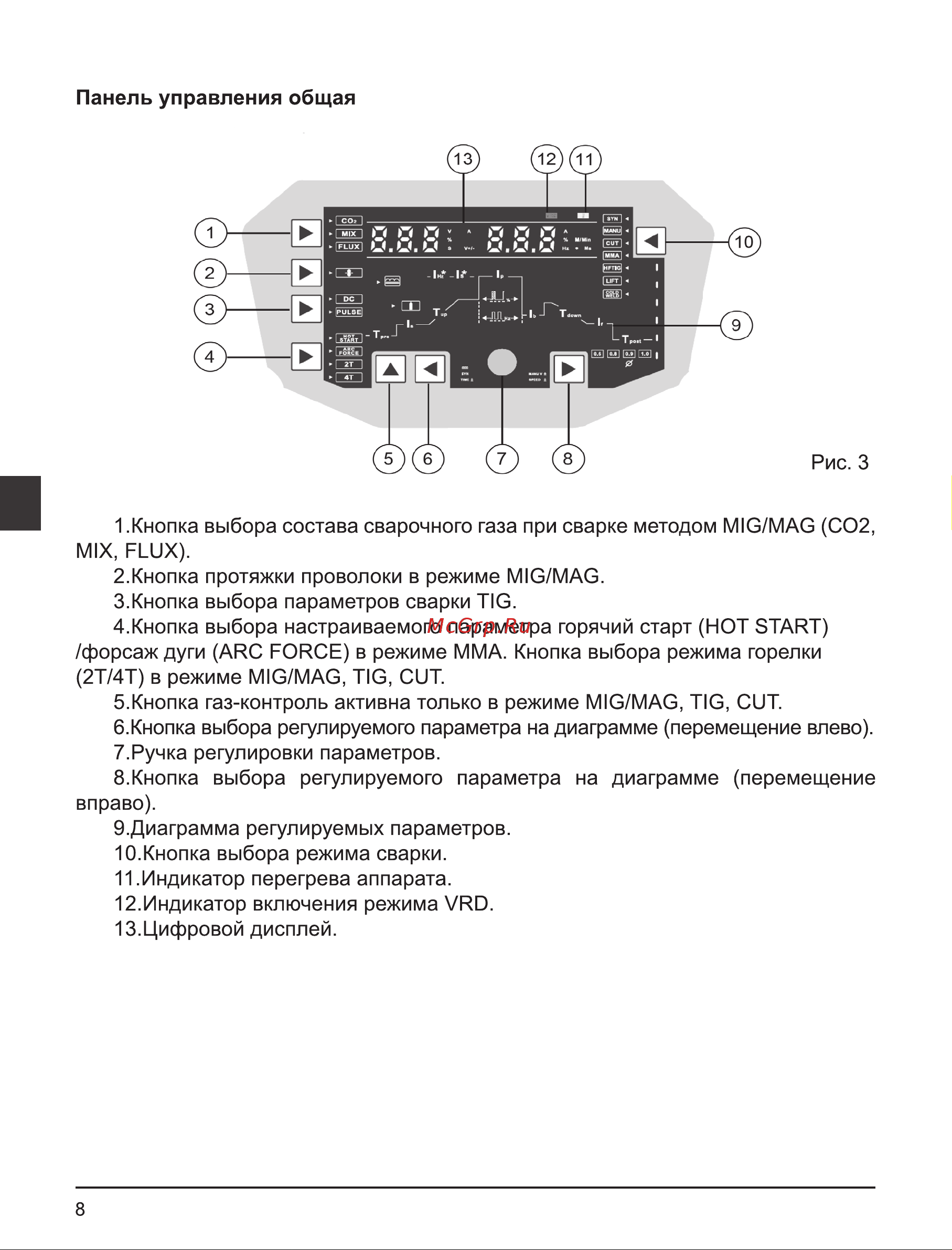 Elitech WM 200 MULTI Руководство по эксплуатации онлайн [8/124] 898245