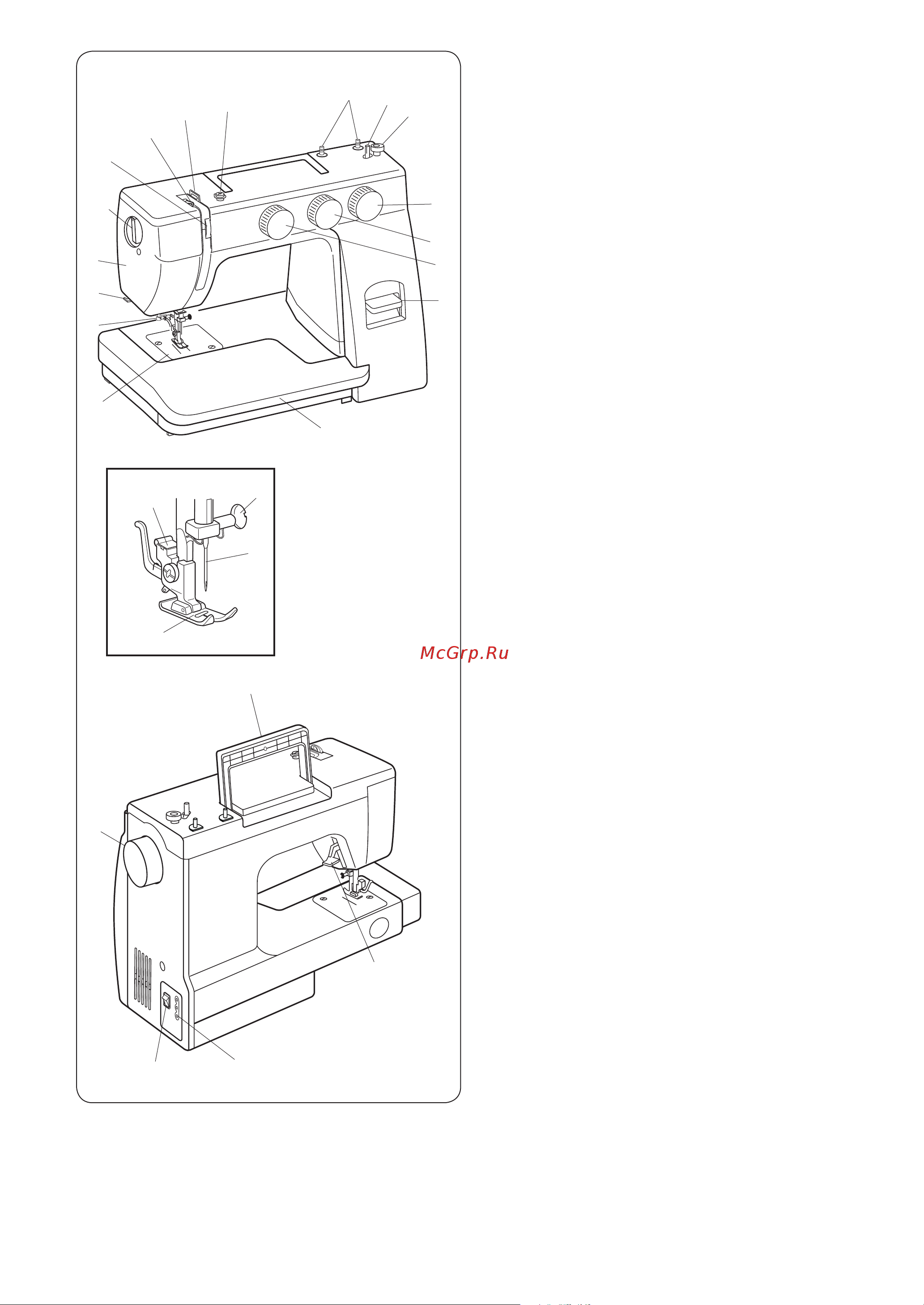 Janome HD1015 Руководство по эксплуатации онлайн [4/32] 898362
