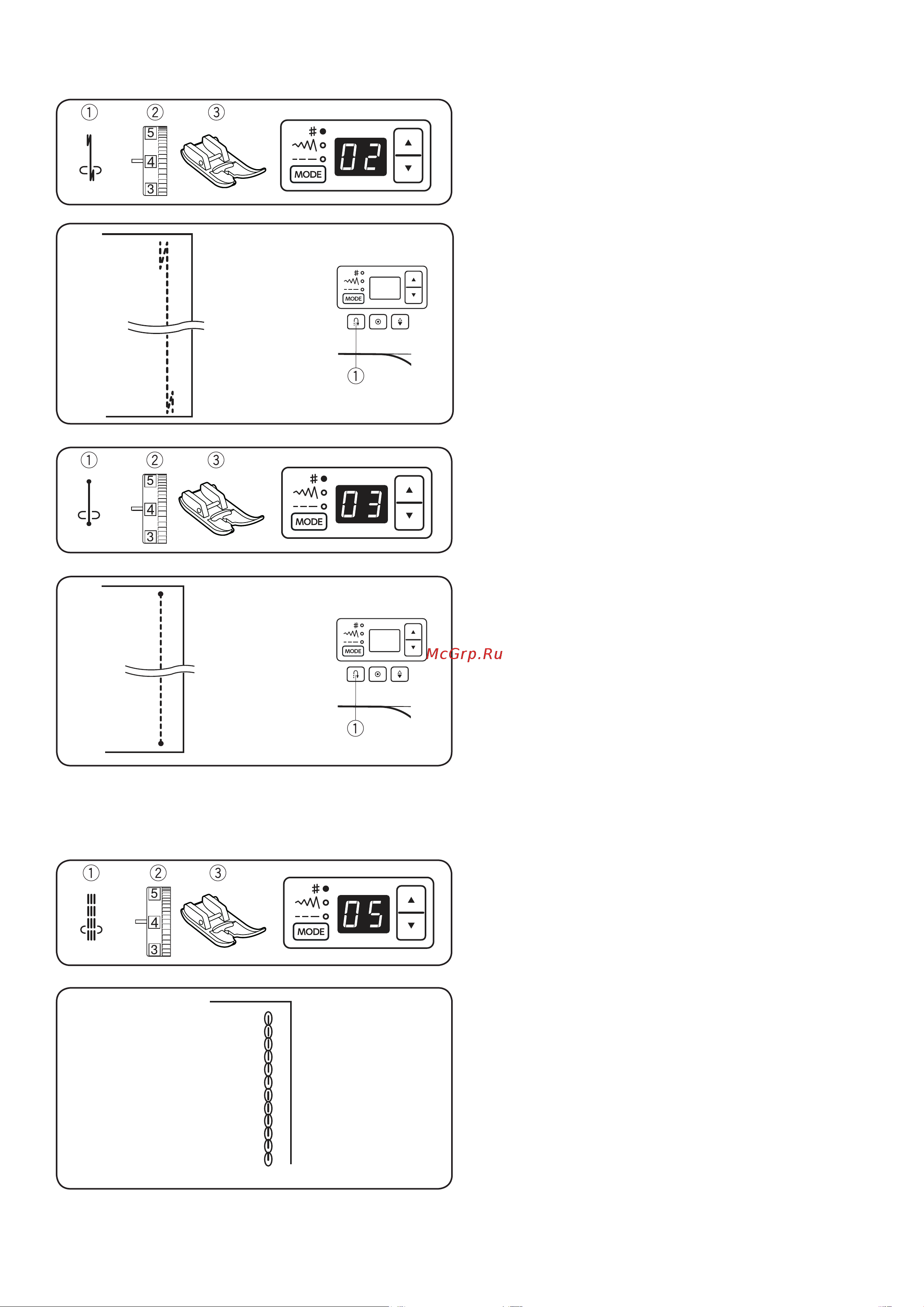 Janome HD6130 Руководство по эксплуатации онлайн [28/56] 898429