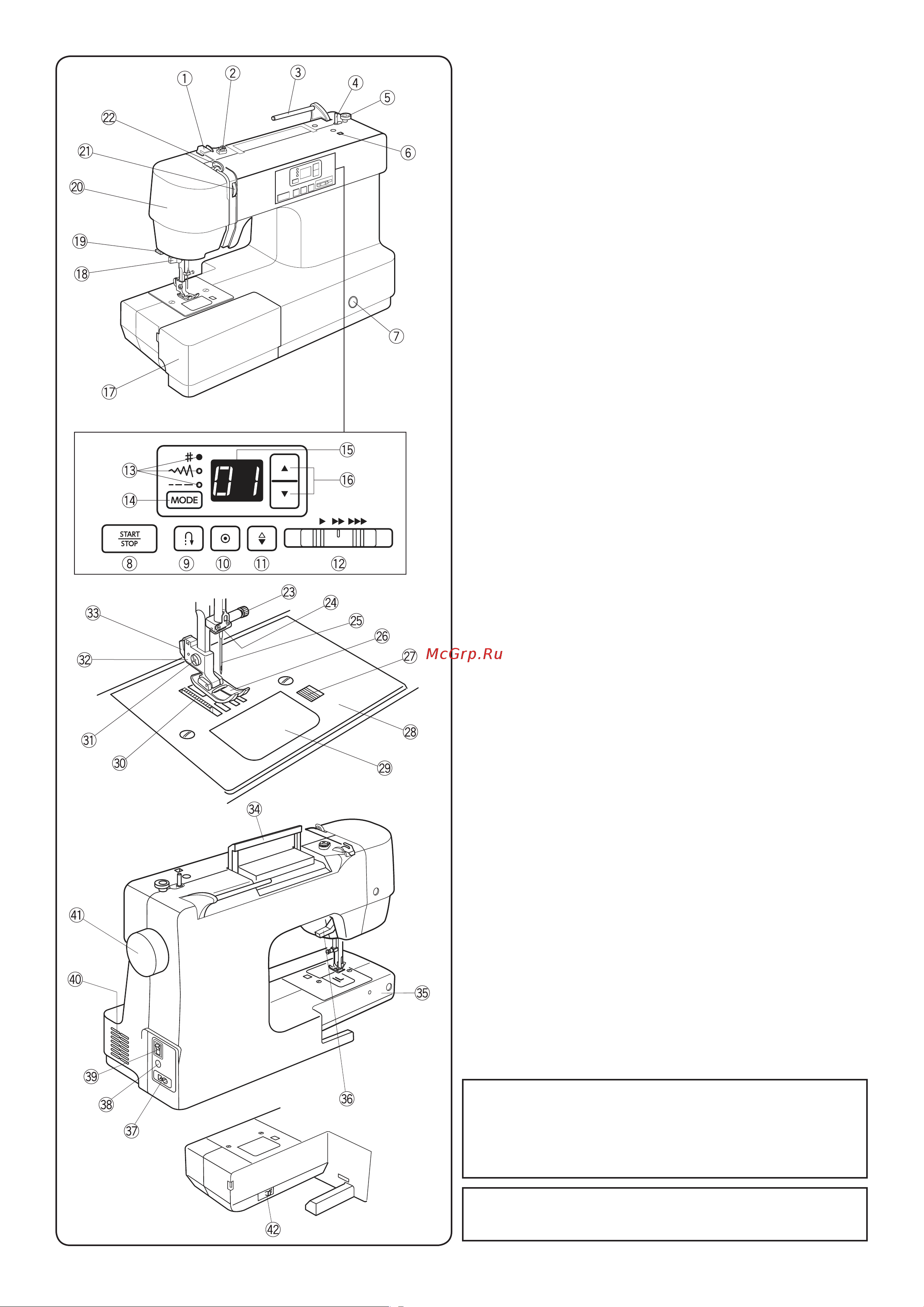 Janome HD6130 Руководство по эксплуатации онлайн [5/56] 898429